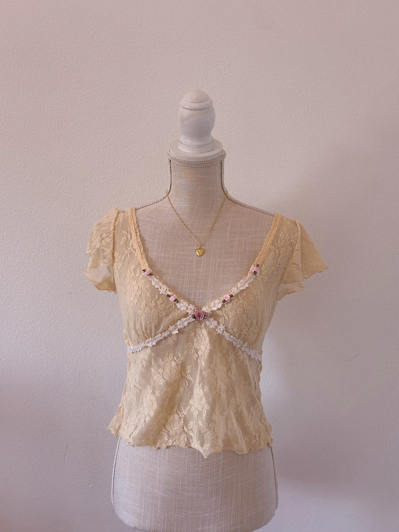 Vintage Victoria's Secret lace cami top size: XS
