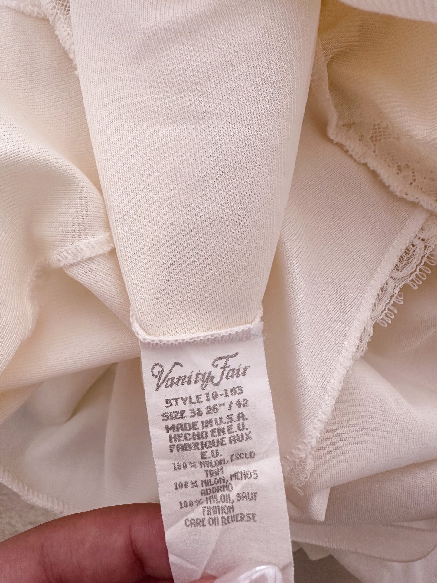 Vintage Vanity Fair sheer 1960s nightgown size: 36