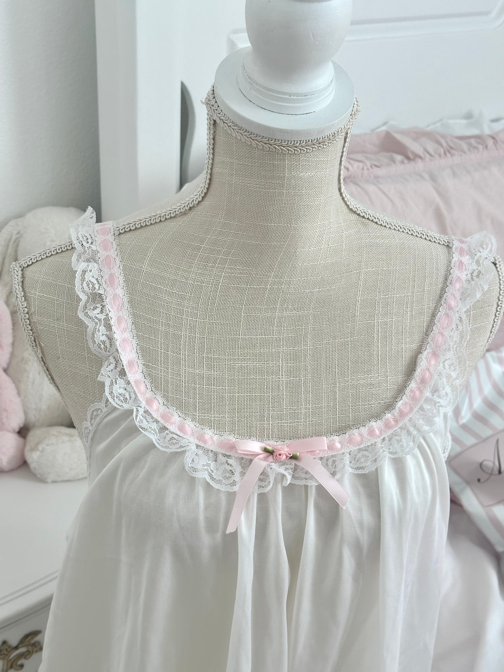 Authentic 1970s Nylon Babydoll Matching Set Size: L