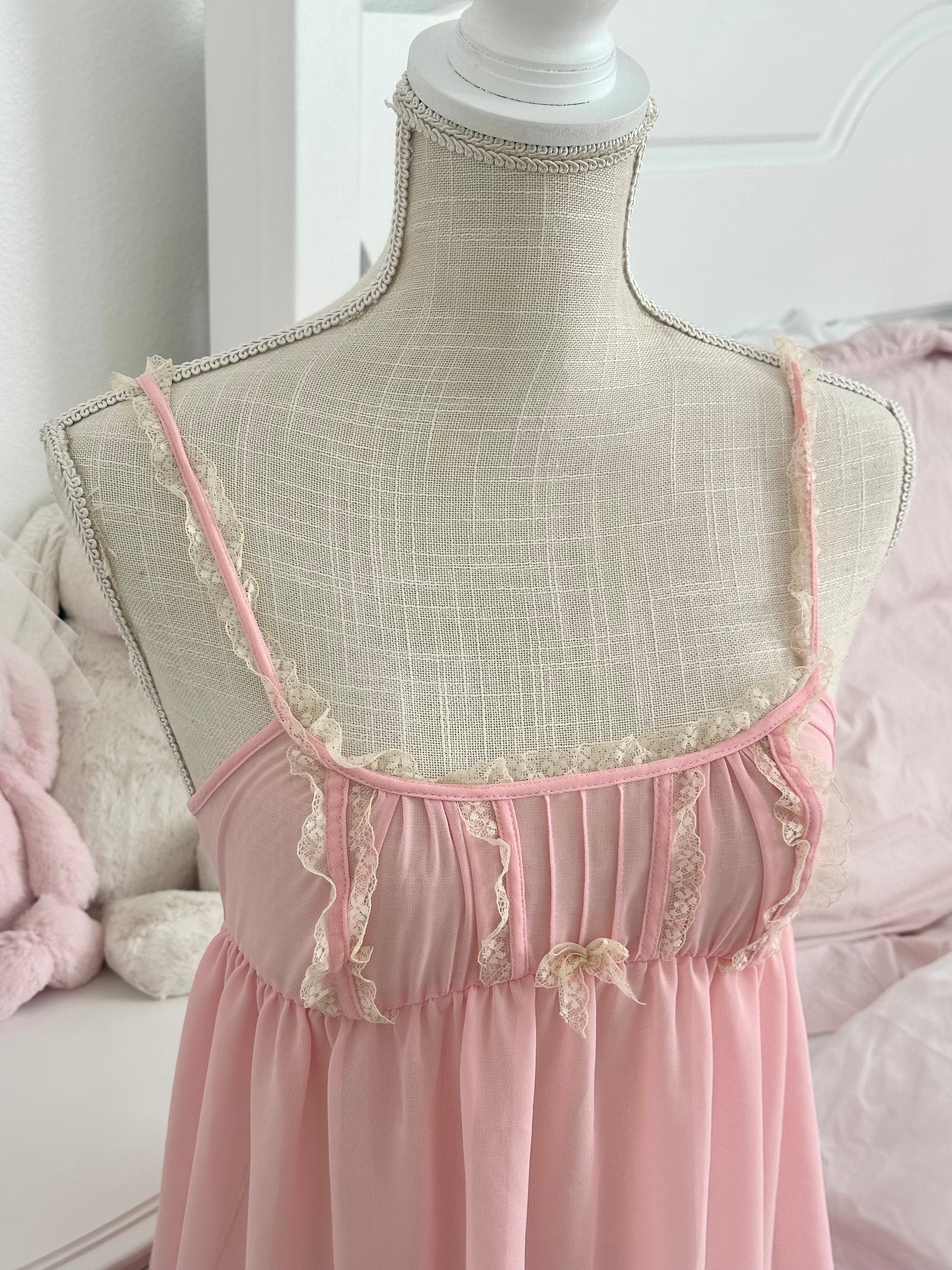 Vintage 2012 Victoria’s Secret Pink Milkmaid Babydoll Top Size: XS