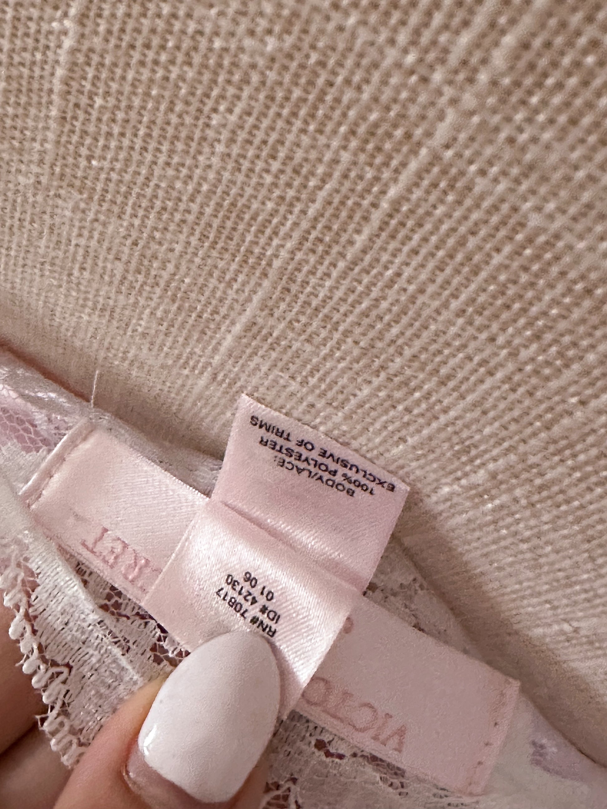 Vintage Victoria's Secret Pink Satin slip dress size: XS