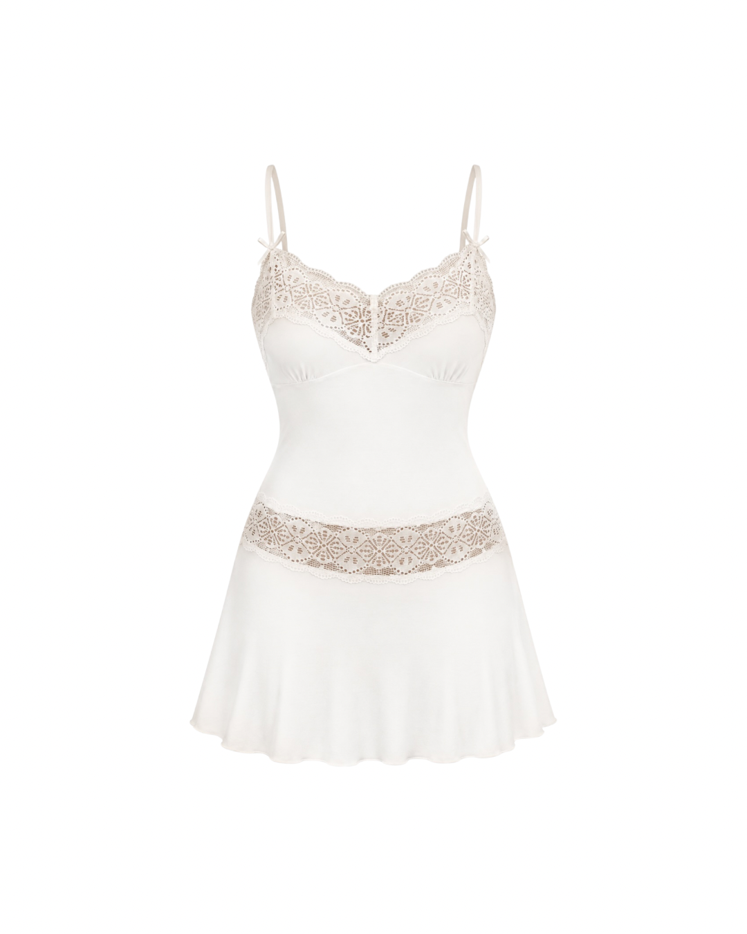 Aurora slip in white