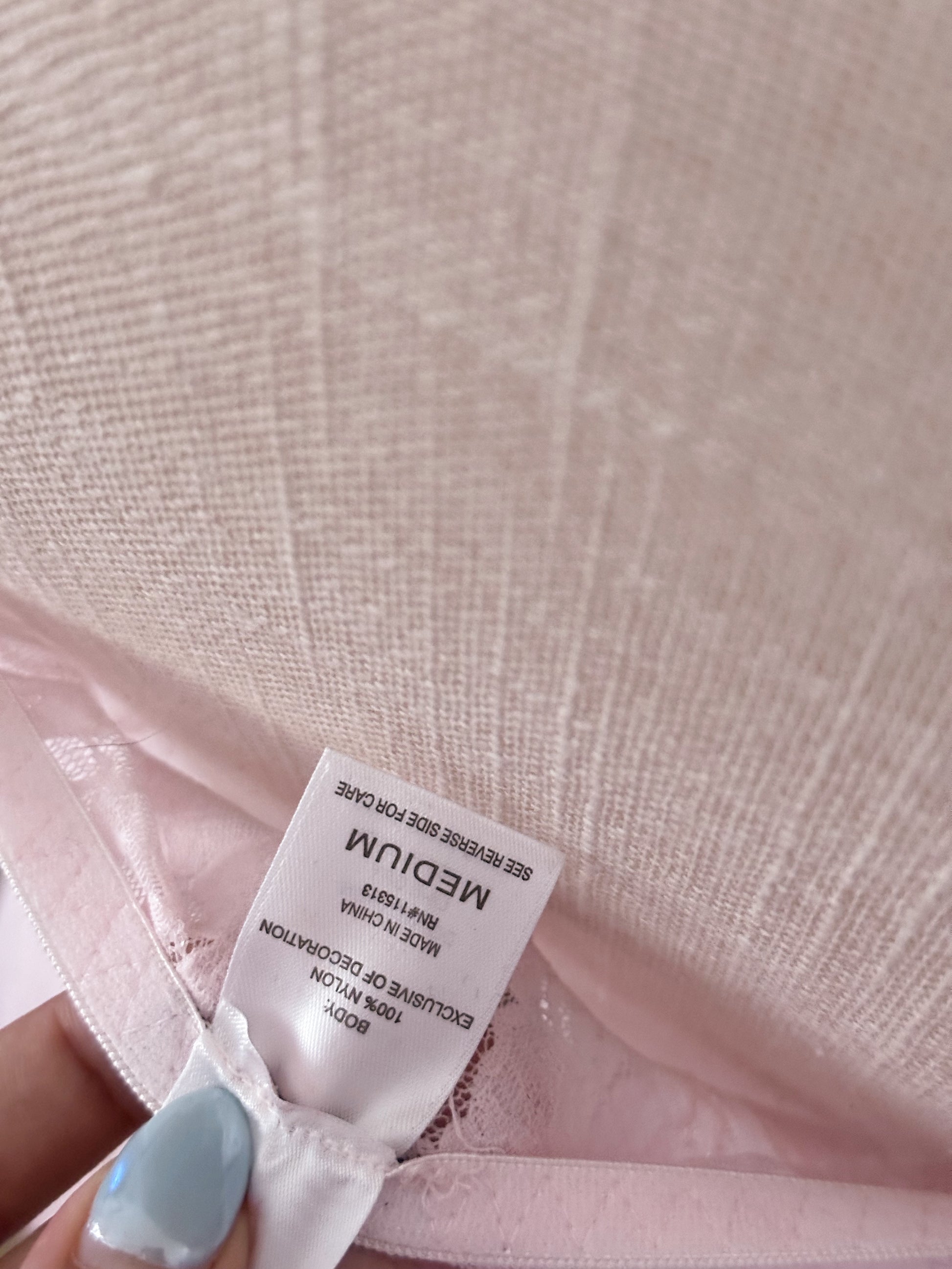 Vintage Madison Beer pink Babydoll slip dress size: S/M