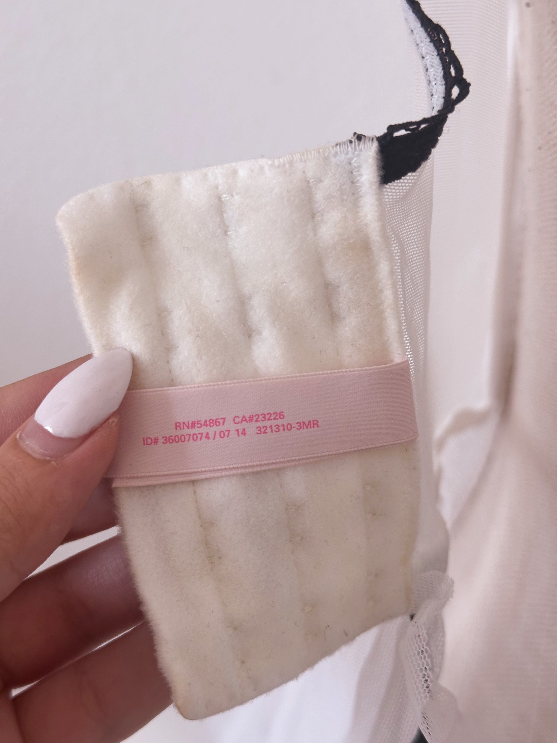 Vintage Victoria's Secret white ballerina babydoll top Size: 34 B