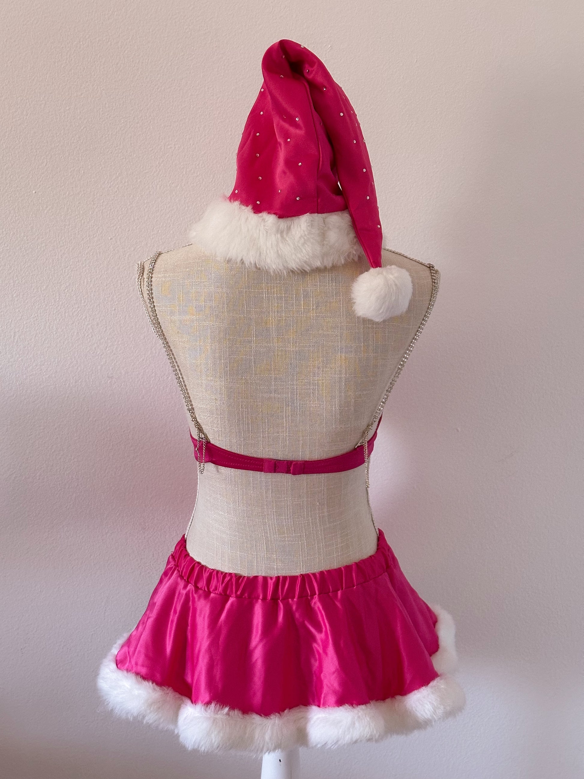 Vintage Victoria's Secret 4 piece santa lingerie set size: 34 C/ S