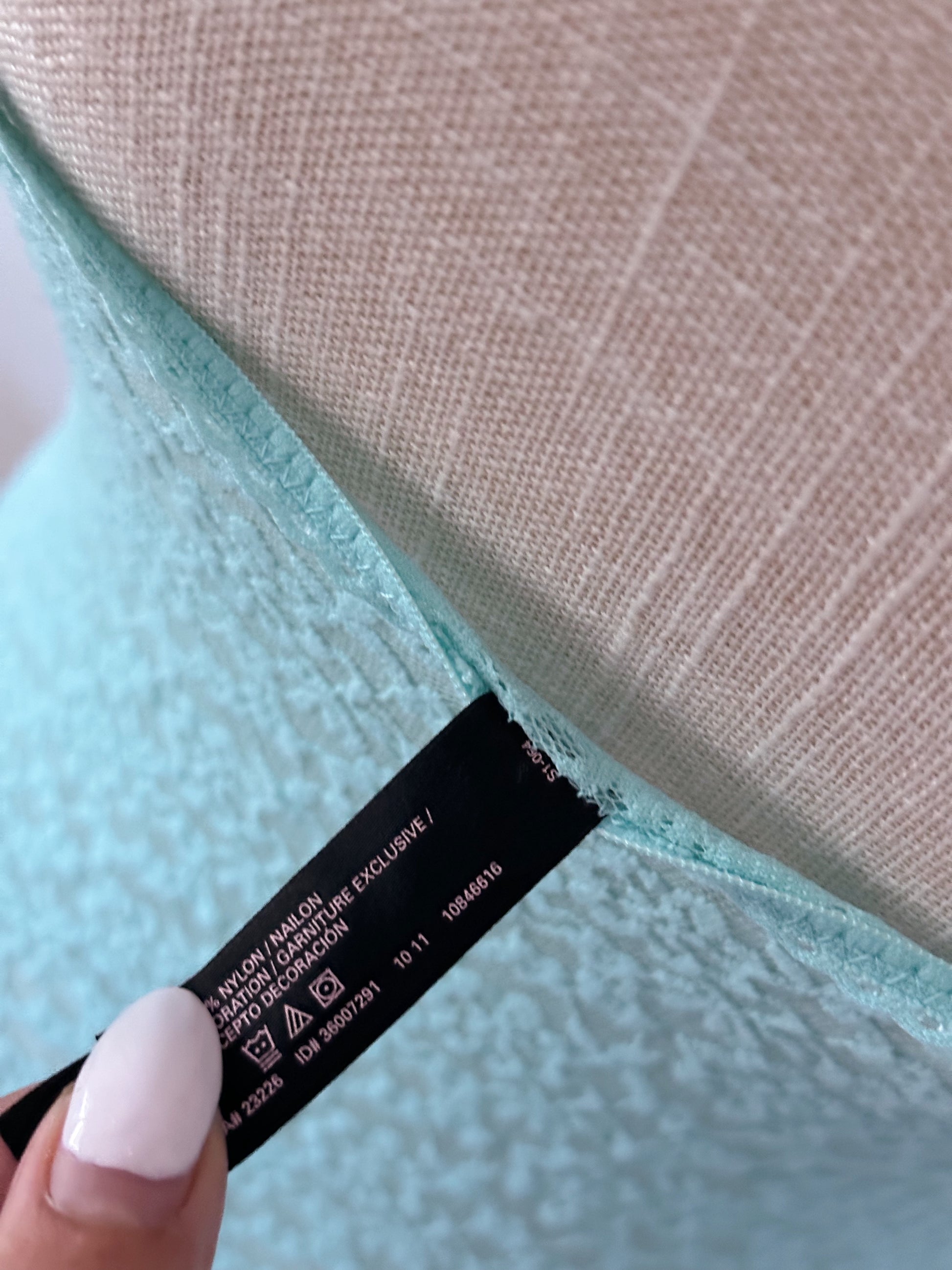 Vintage Victoria's Secret, blue lace, body con dress Size:M