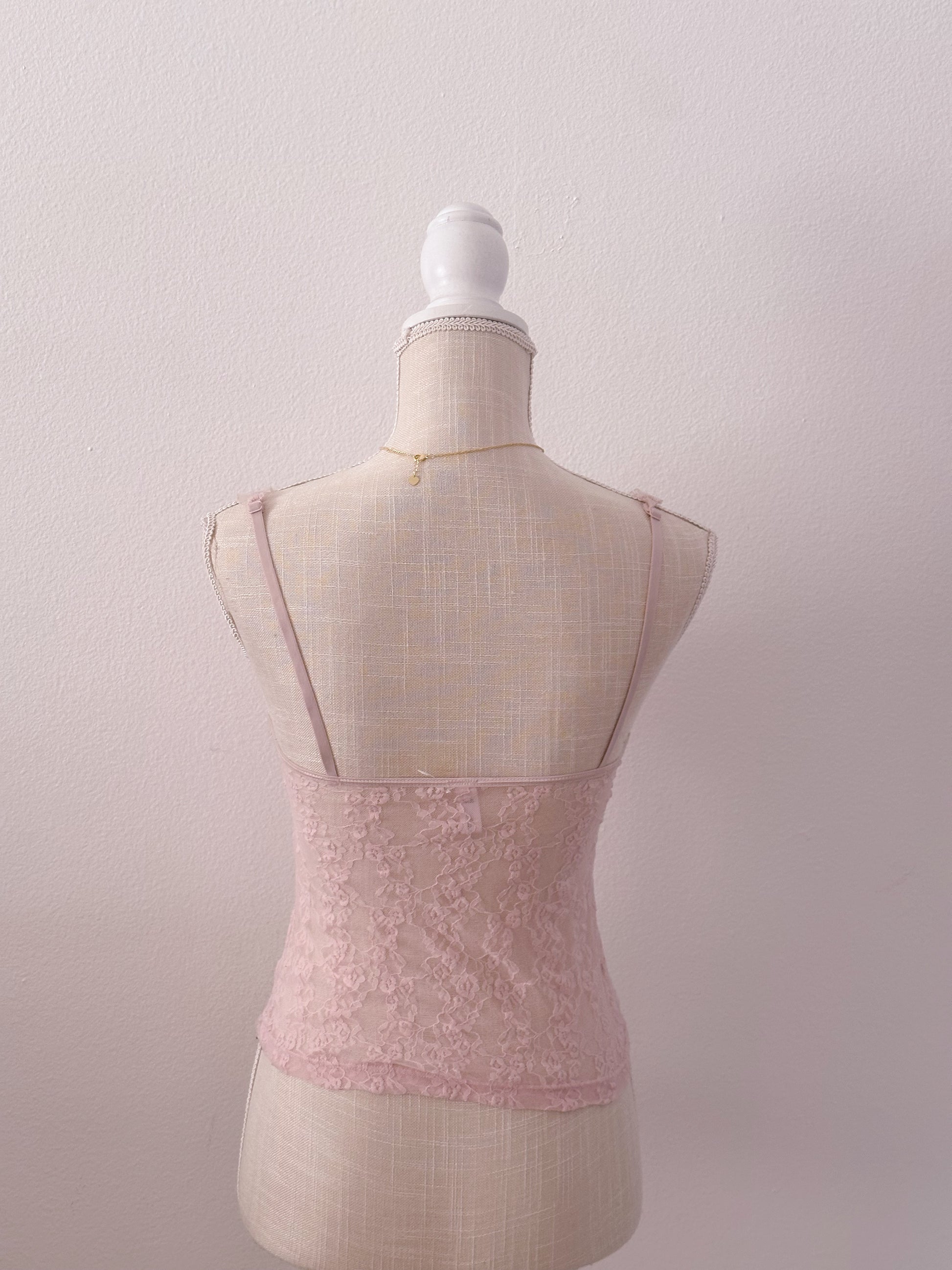 Vintage Victoria's Secret pink Sydney Carlson Bustier top size: S