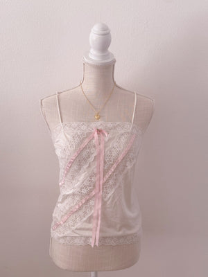 Vintage 1970s shabby chic cami top size: XS