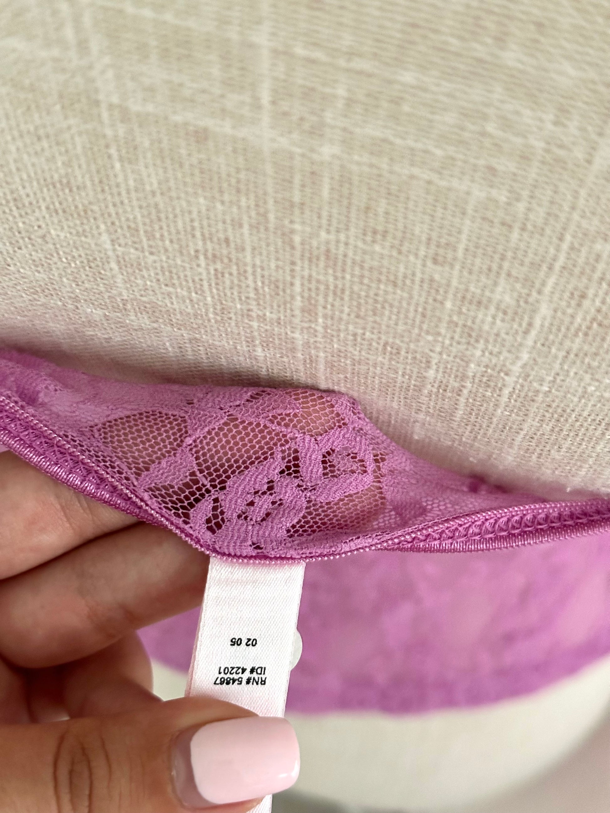 Vintage 2005 Victoria’s Secret Purple Bustier Cami Corset Top Size: M