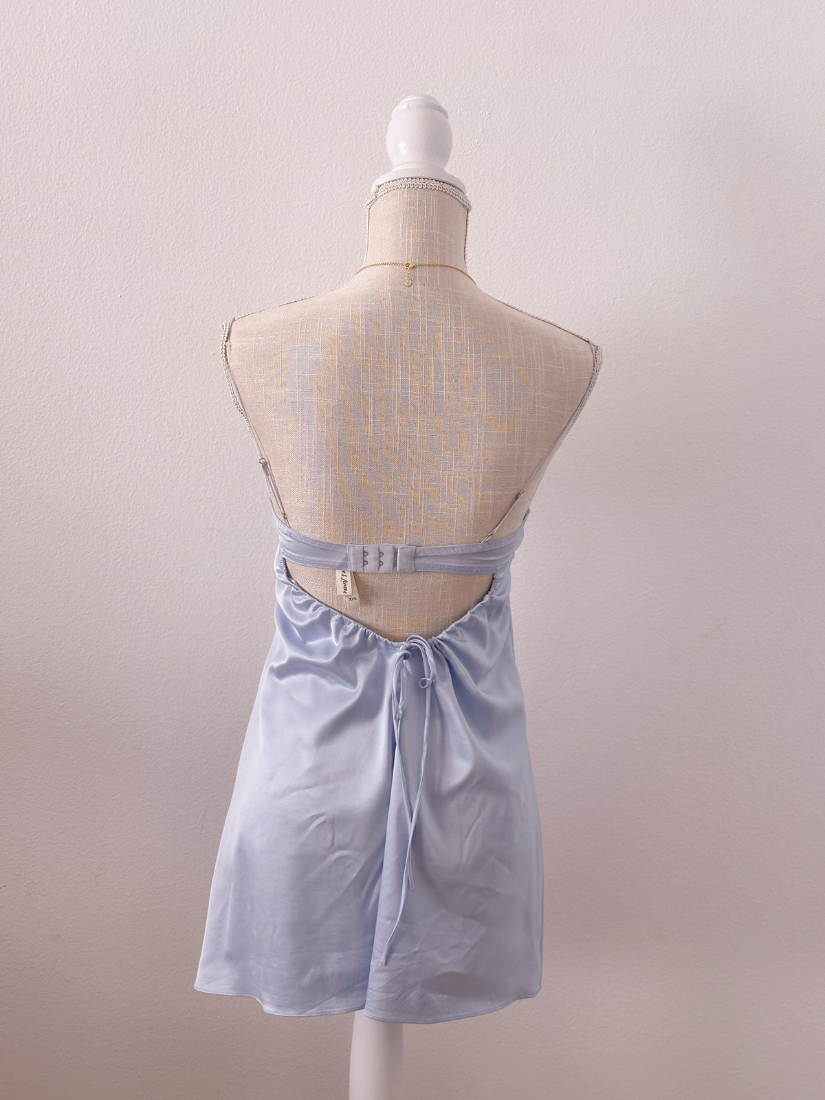 For love and lemons powder blue babydoll dress size: XXS