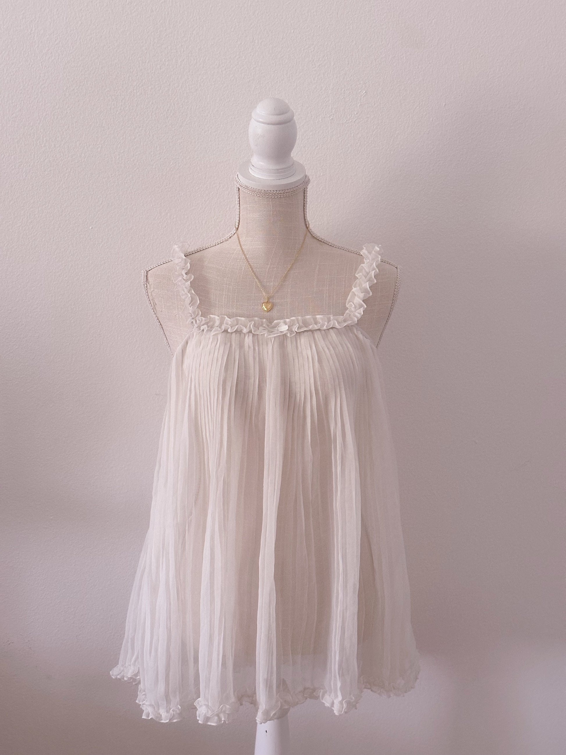 Vintage Victoria's Secret sheer pink babydoll slip dress size: S