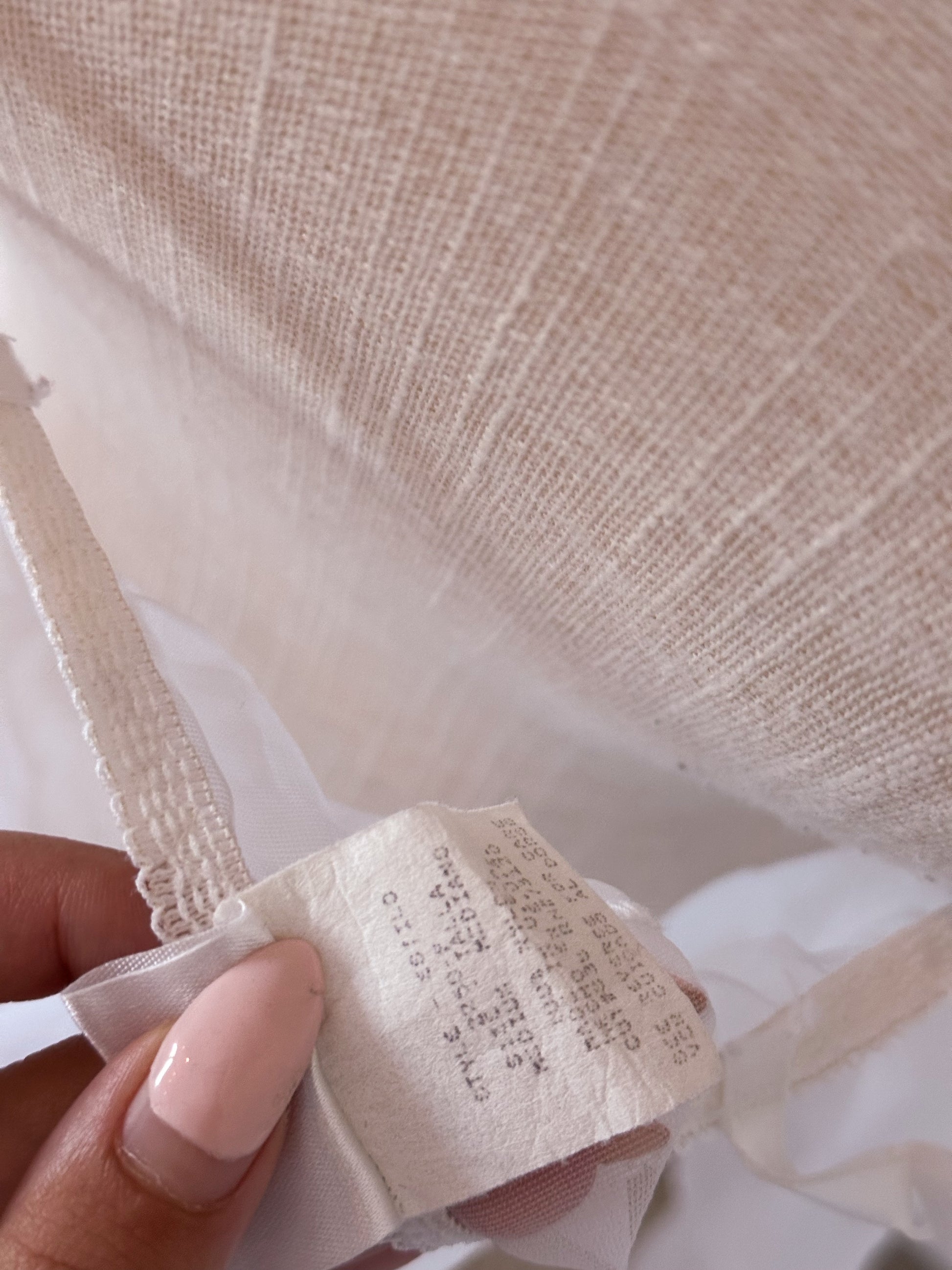 Vintage 1990s Fredricks of Hollywood white sheer babydoll top size: M