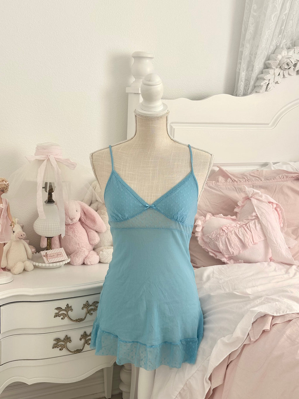 Vintage vs blue slip dress angels collection size S from 2006