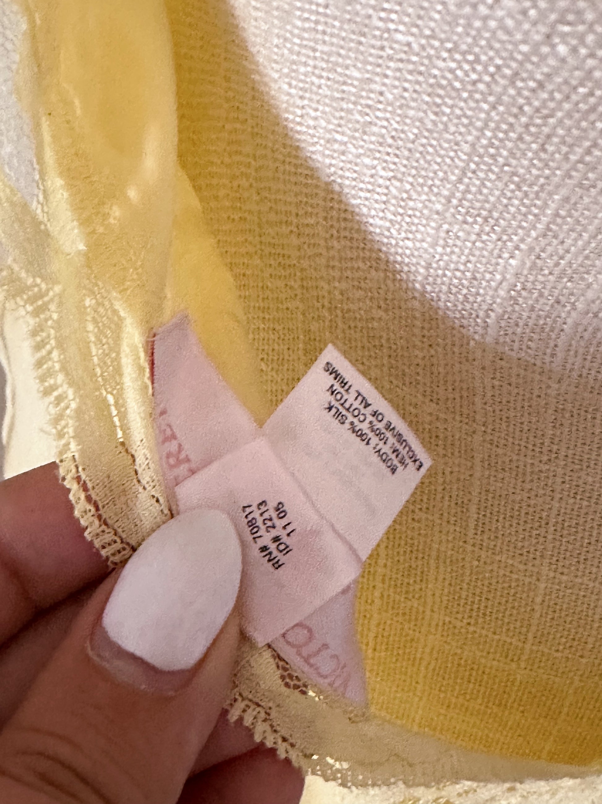 Vintage Victoria's Secret yellow babydoll slip dress size: XS