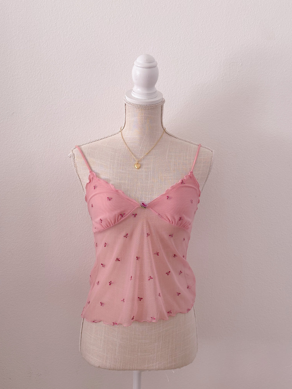 Victoria's Secret vintage butterfly pink cami from 2004 size: S