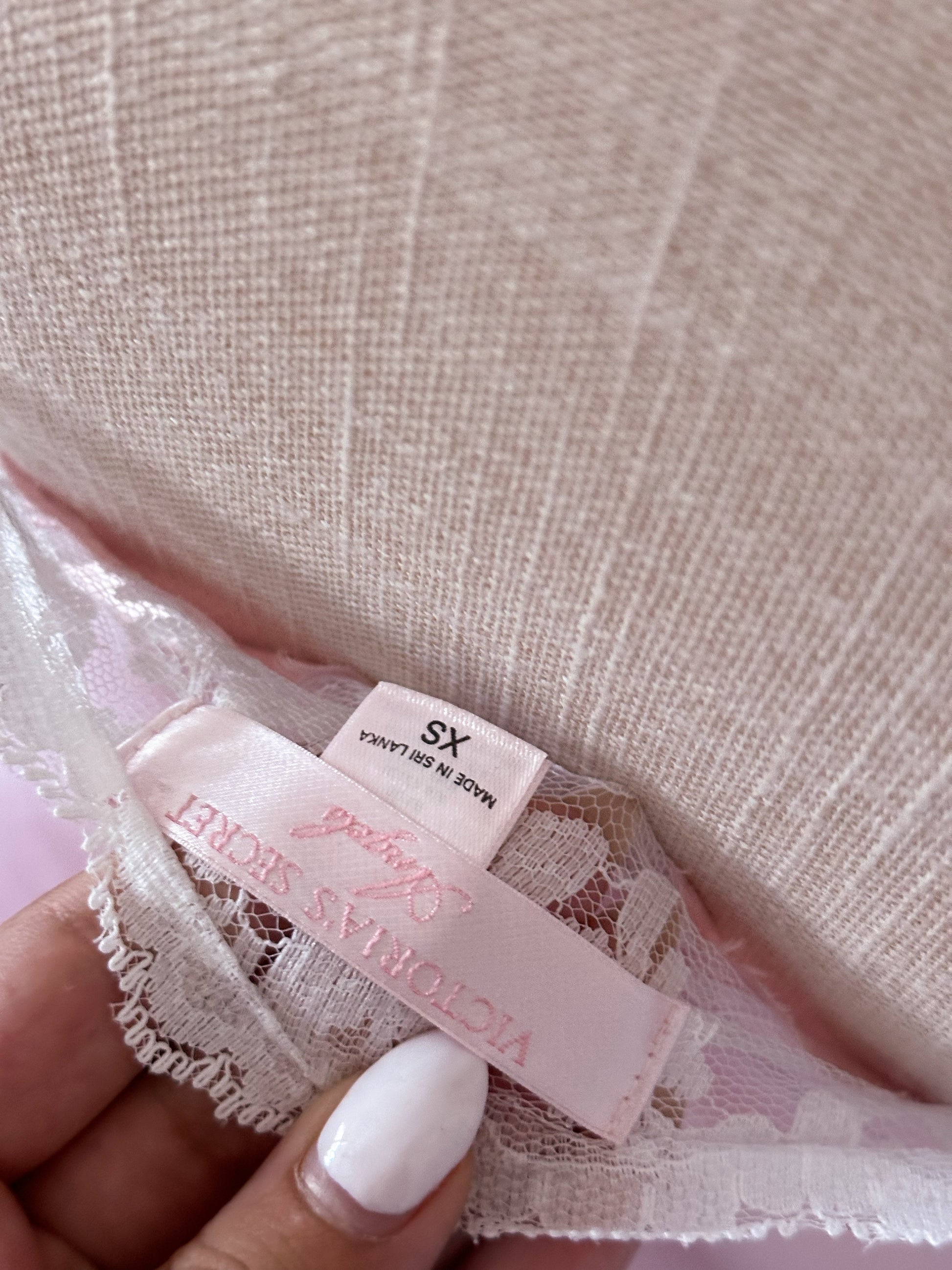 Vintage Victoria's Secret Pink Satin slip dress size: XS