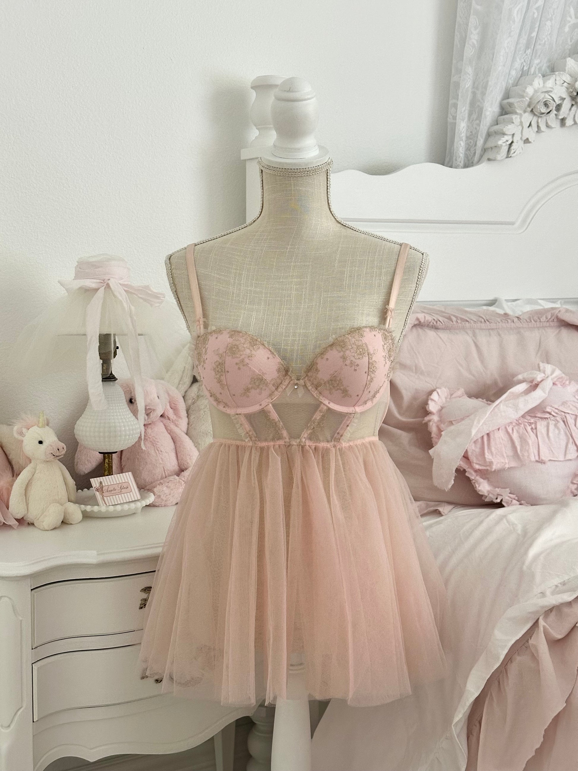 Vintage 2014 Victoria’s Secret Ballerina Pink Babydoll Top Size: 34B