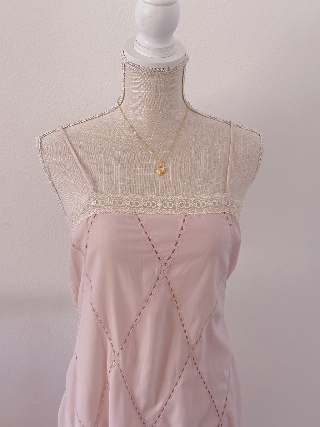 Victoria's Secret vintage pink brookie yancey slip dress size: M