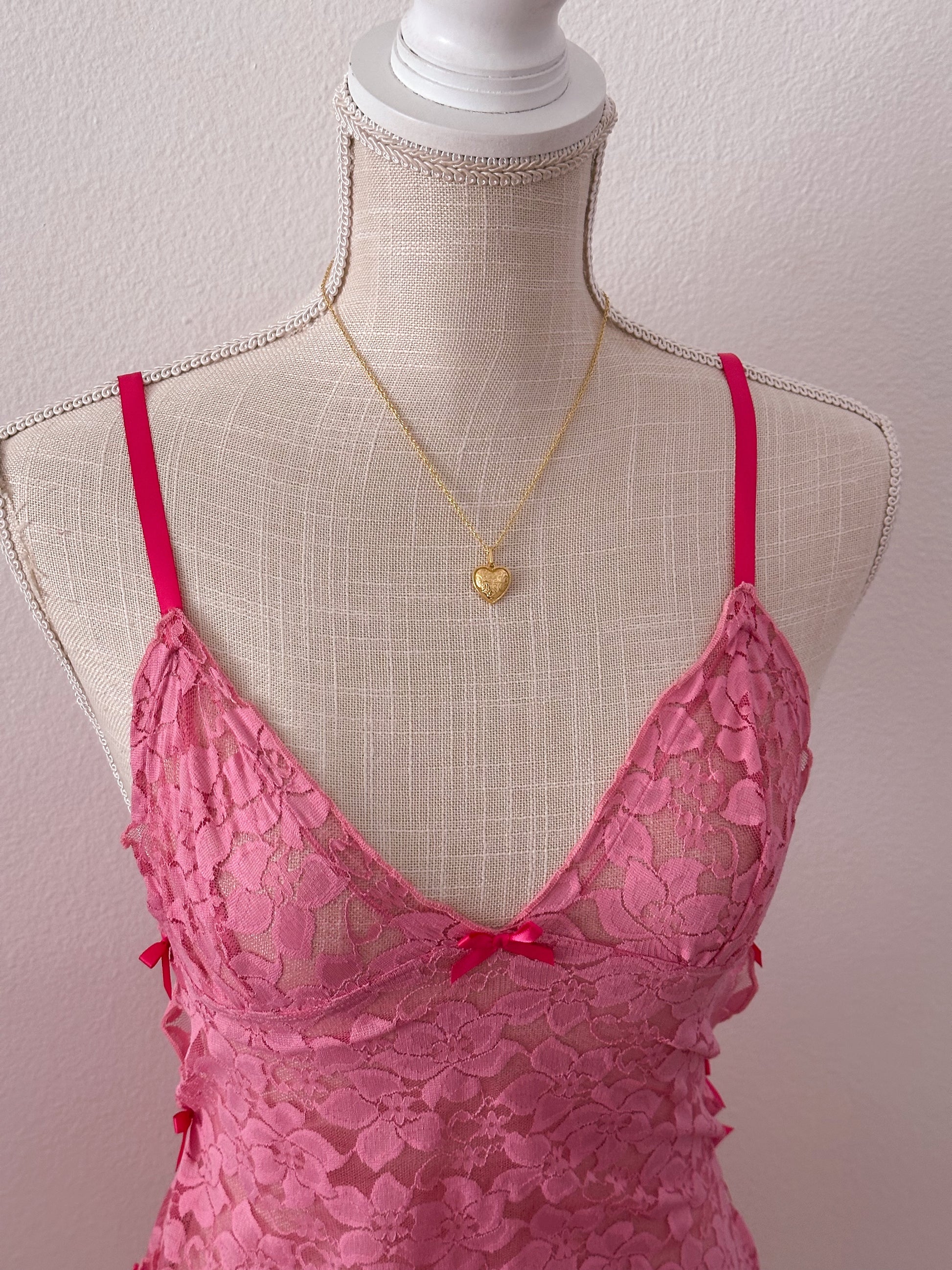 Vintage Victoria's Secret Pink babydoll set size: XS