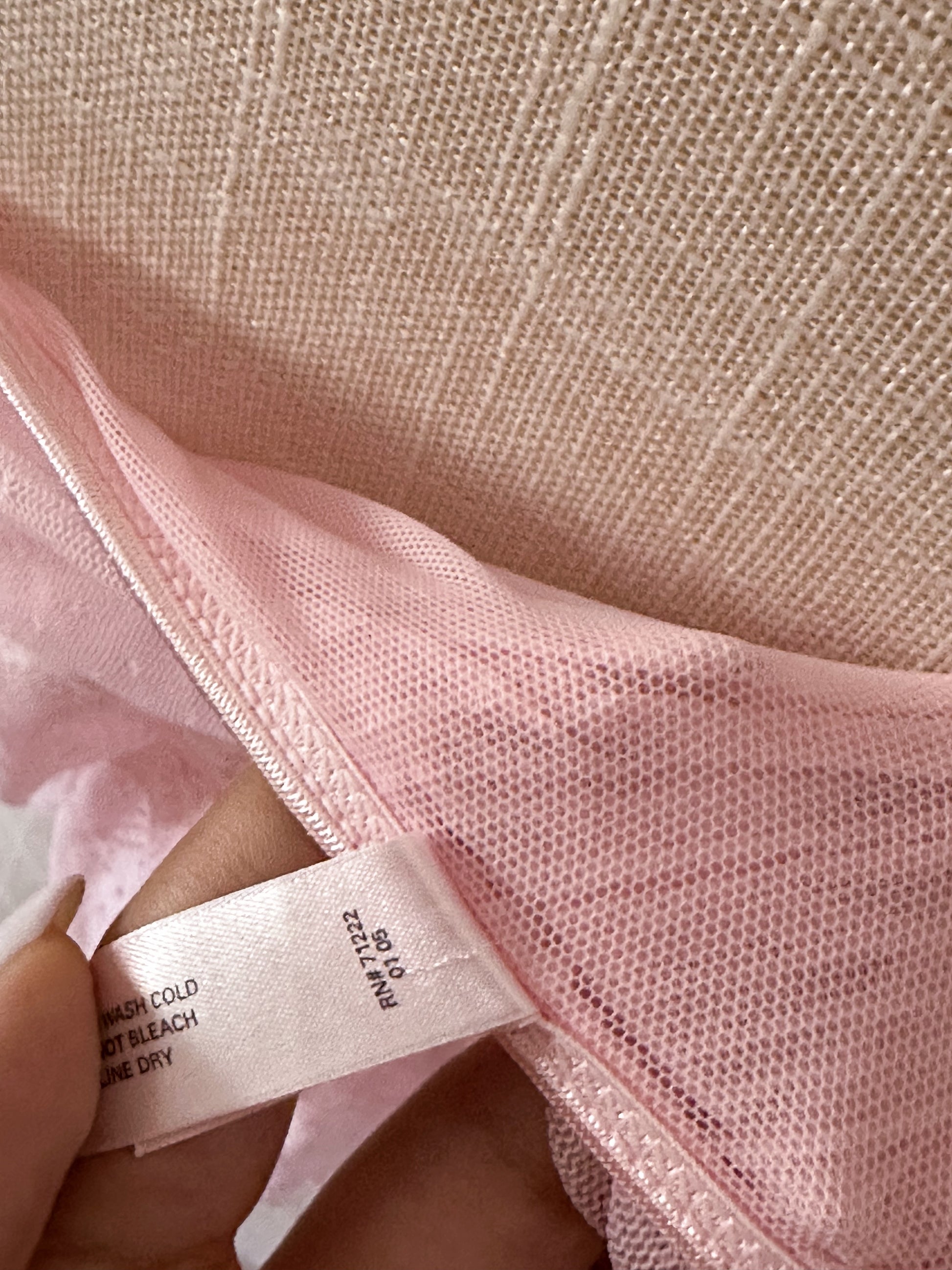 Vintage Victoria's Secret shabby chic pink lace babydoll cami top Size: M