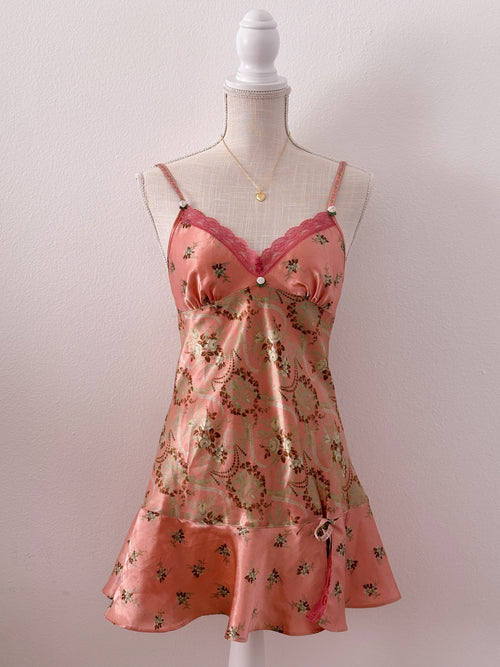 victorias secret slip dress Vintage Victoria's Secret orange babydoll slip dress size: M – Angelic Splash