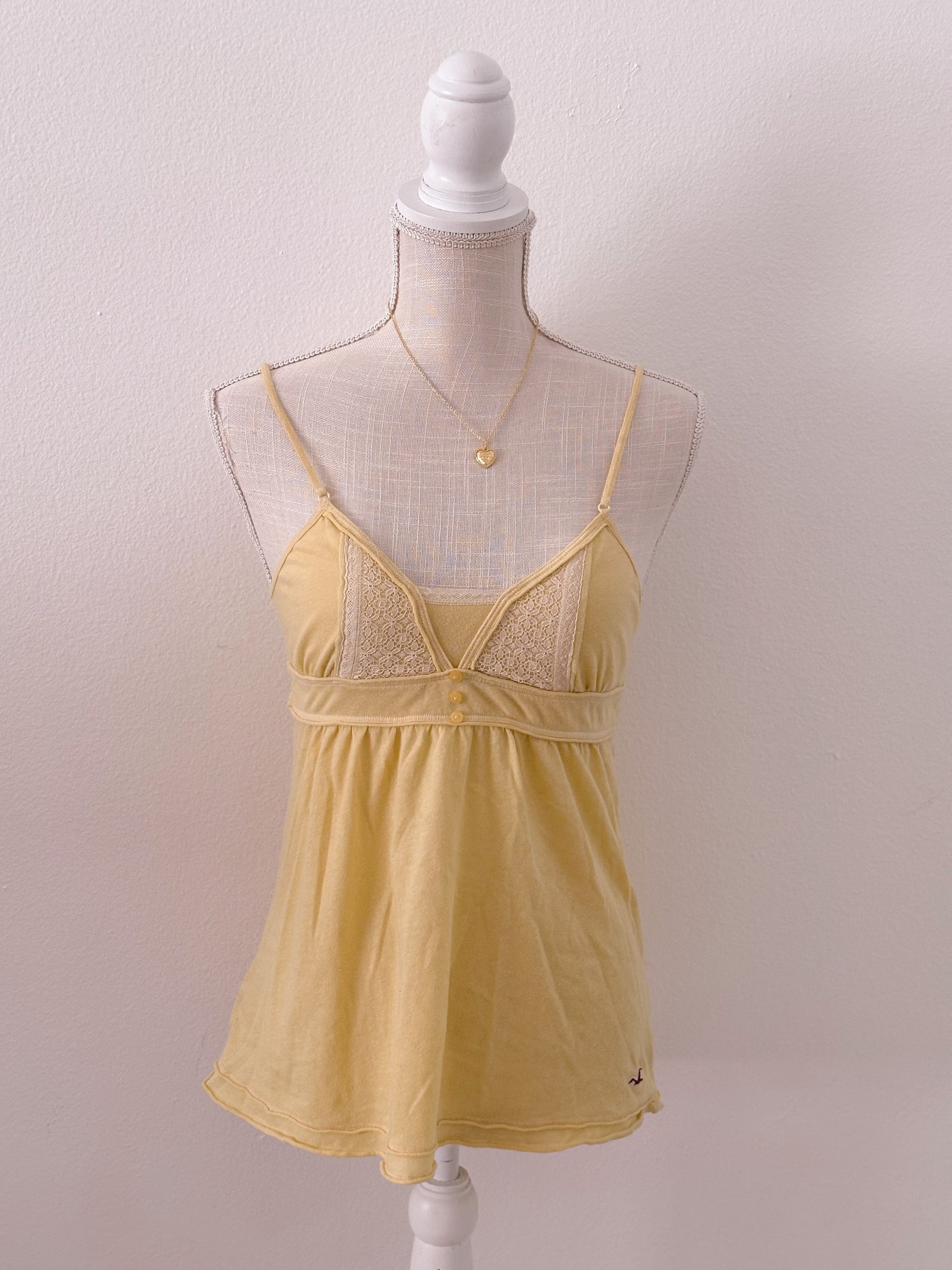 Vintage Hollister yellow cami top size: S