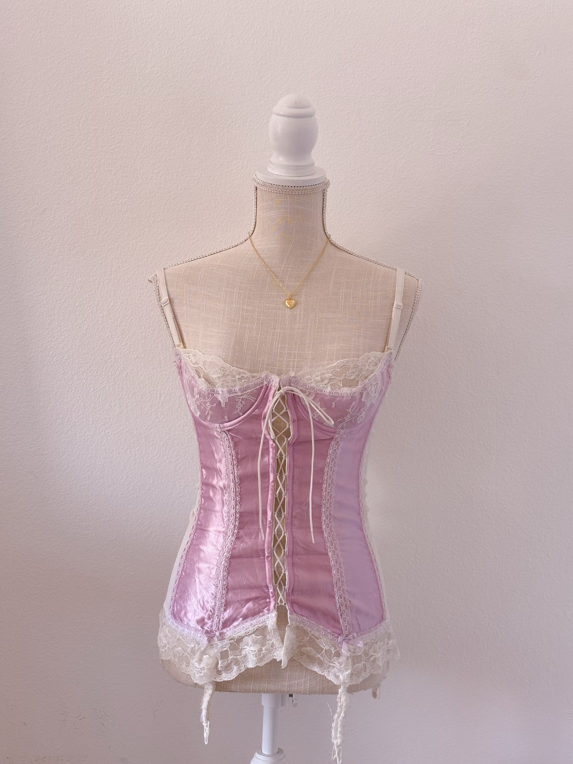 Vintage Darling 1980s purple Corset size: 34
