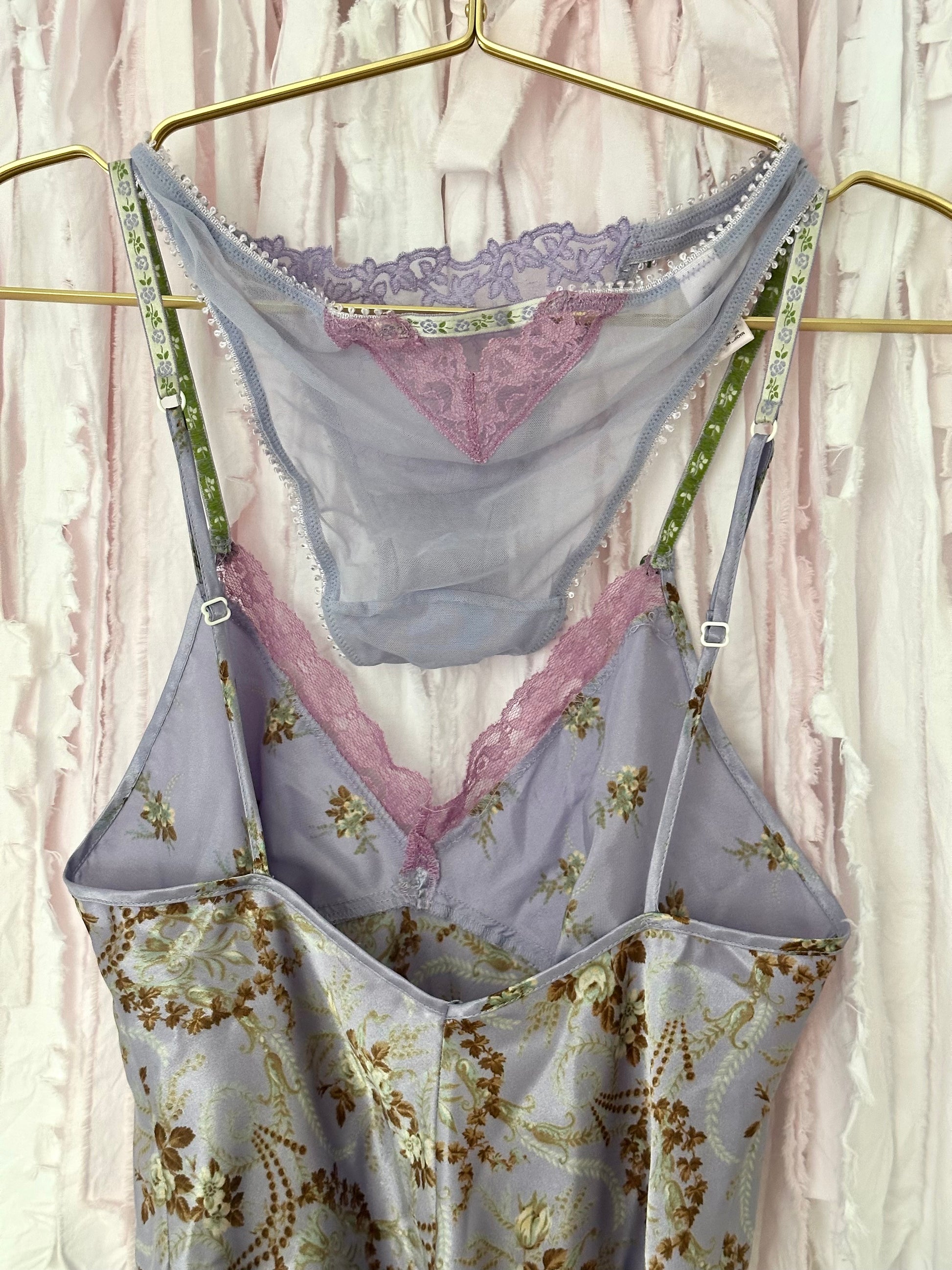 Vintage 2005 Victoria’s Secret Angels Collection Purple Slip Dress Set Size: S