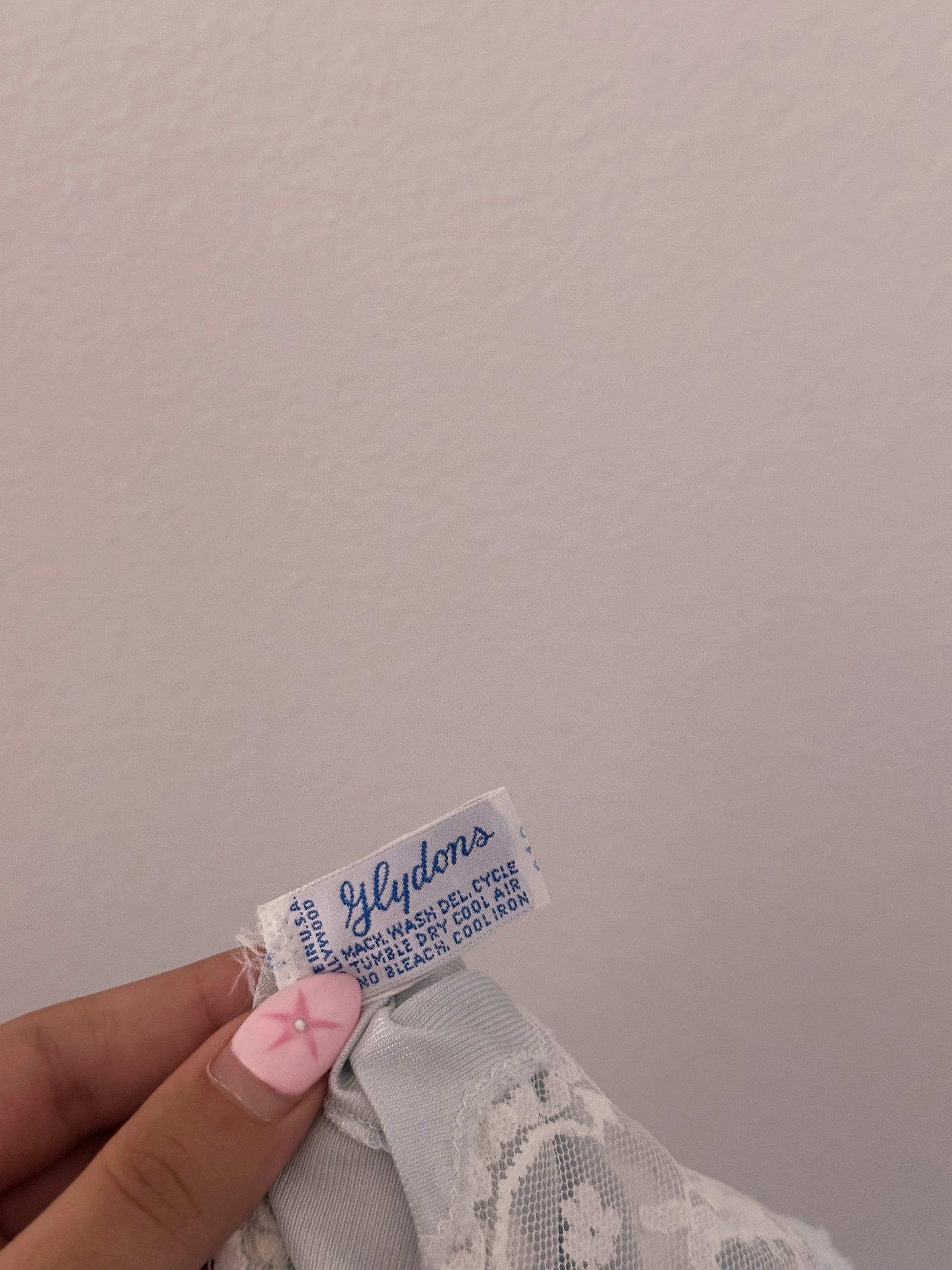 Vintage 1950s Wendy darling blue nightgown Size: xs