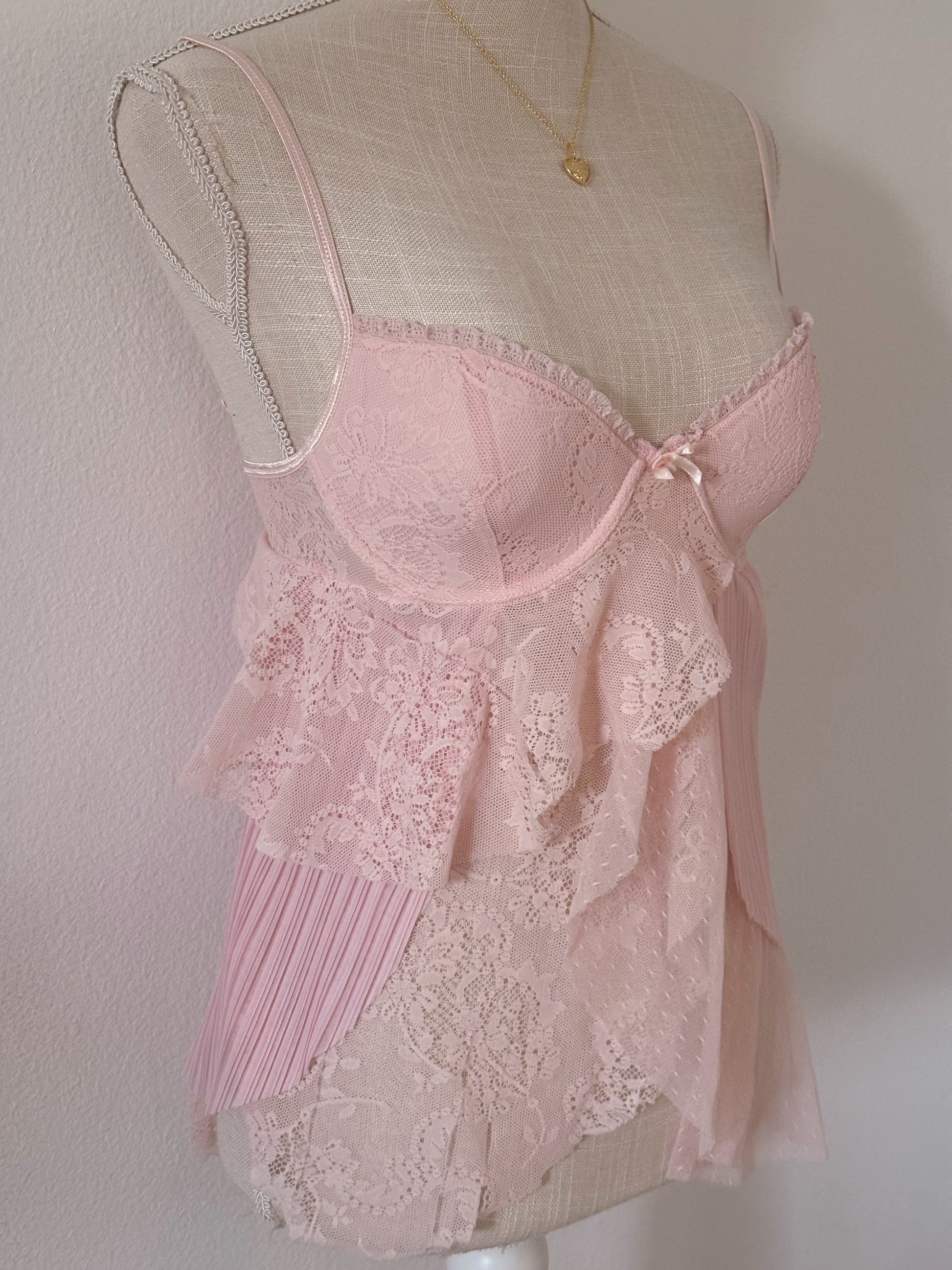 Shabby Chic pink Victoria’s Secret Babydoll Size: 34B