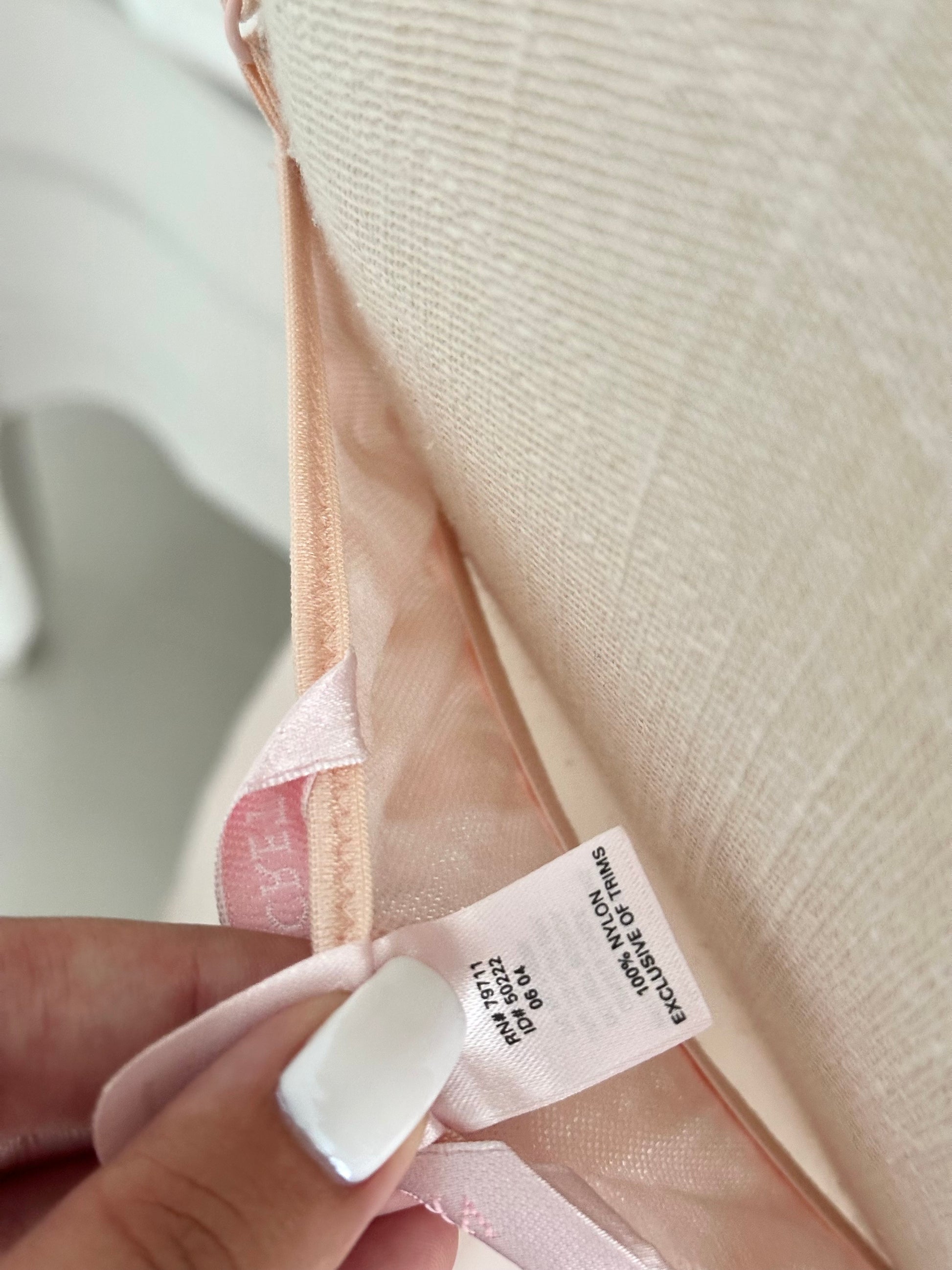 Vintage 2004 Victoria’s Secret Pink Sheer Babydoll Slip Dress Size: L