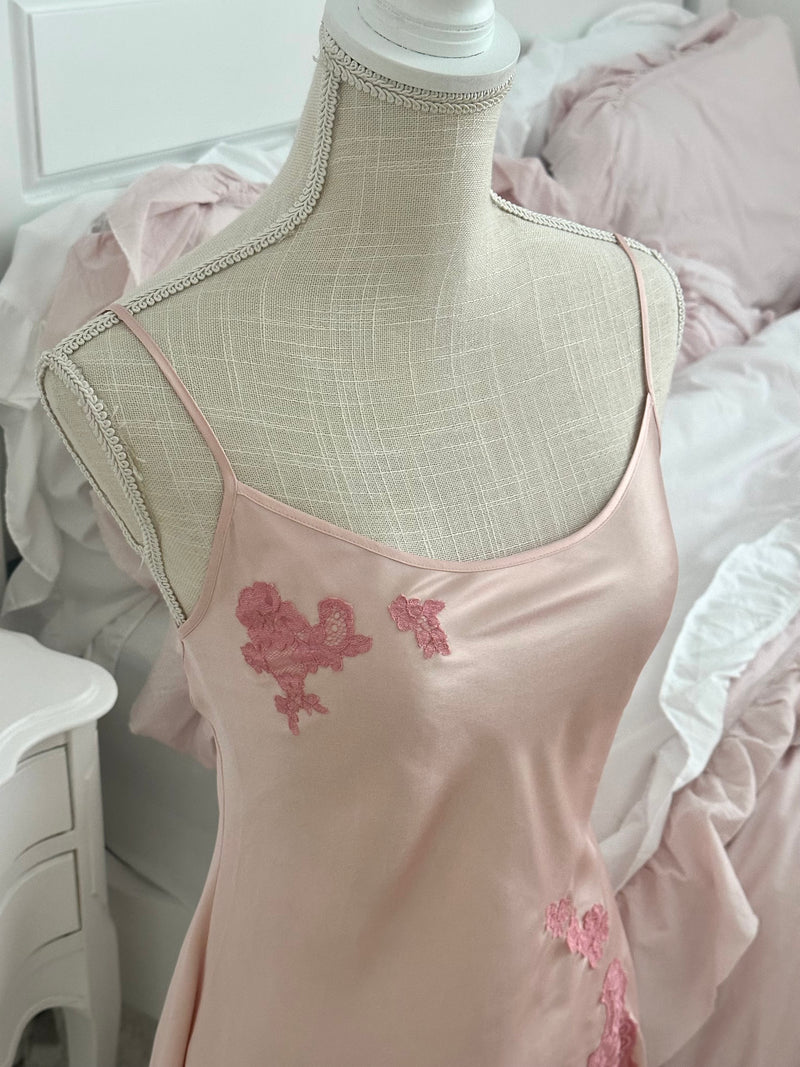 Vintage 2003 Victoria’s Secret Pink Slip Dress Size: M (Fits S)