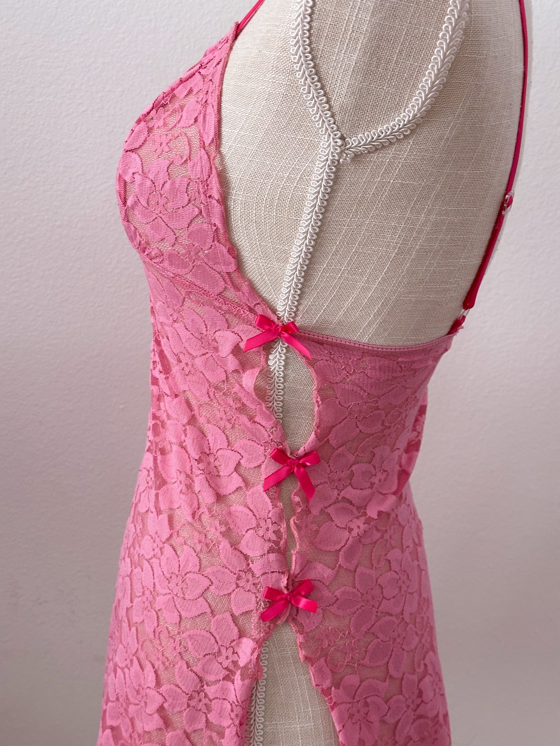 Vintage Victoria's Secret Pink babydoll set size: XS