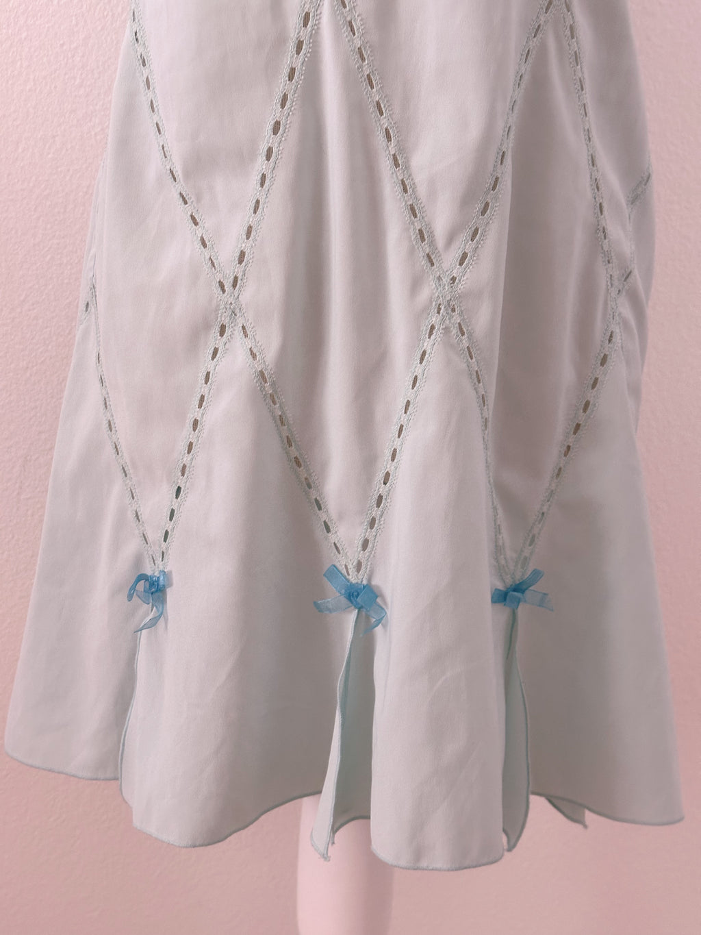 Vintage Victoria's Secret blue babydoll slip dress size: S