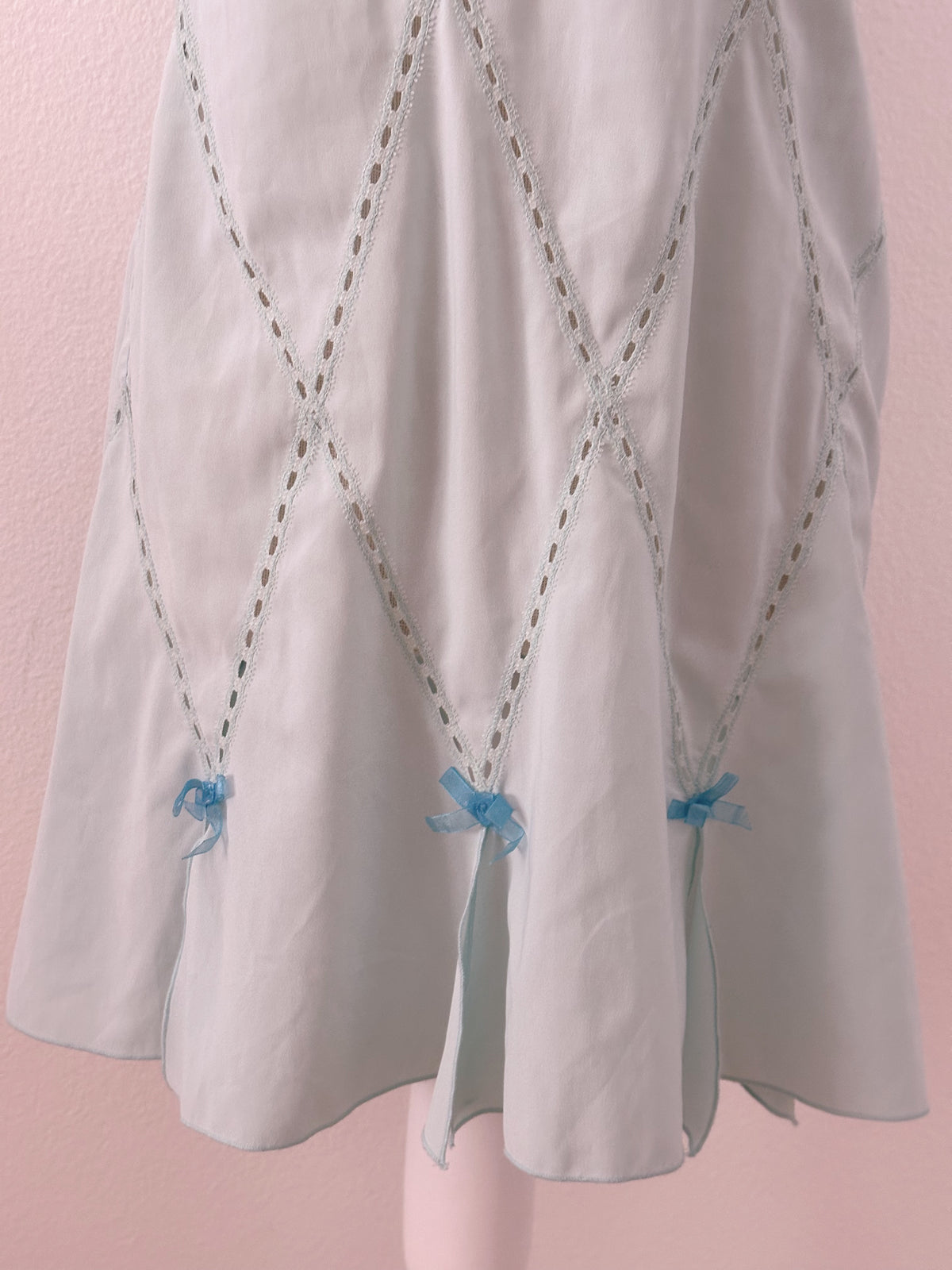 Vintage Victoria's Secret blue babydoll slip dress size: S