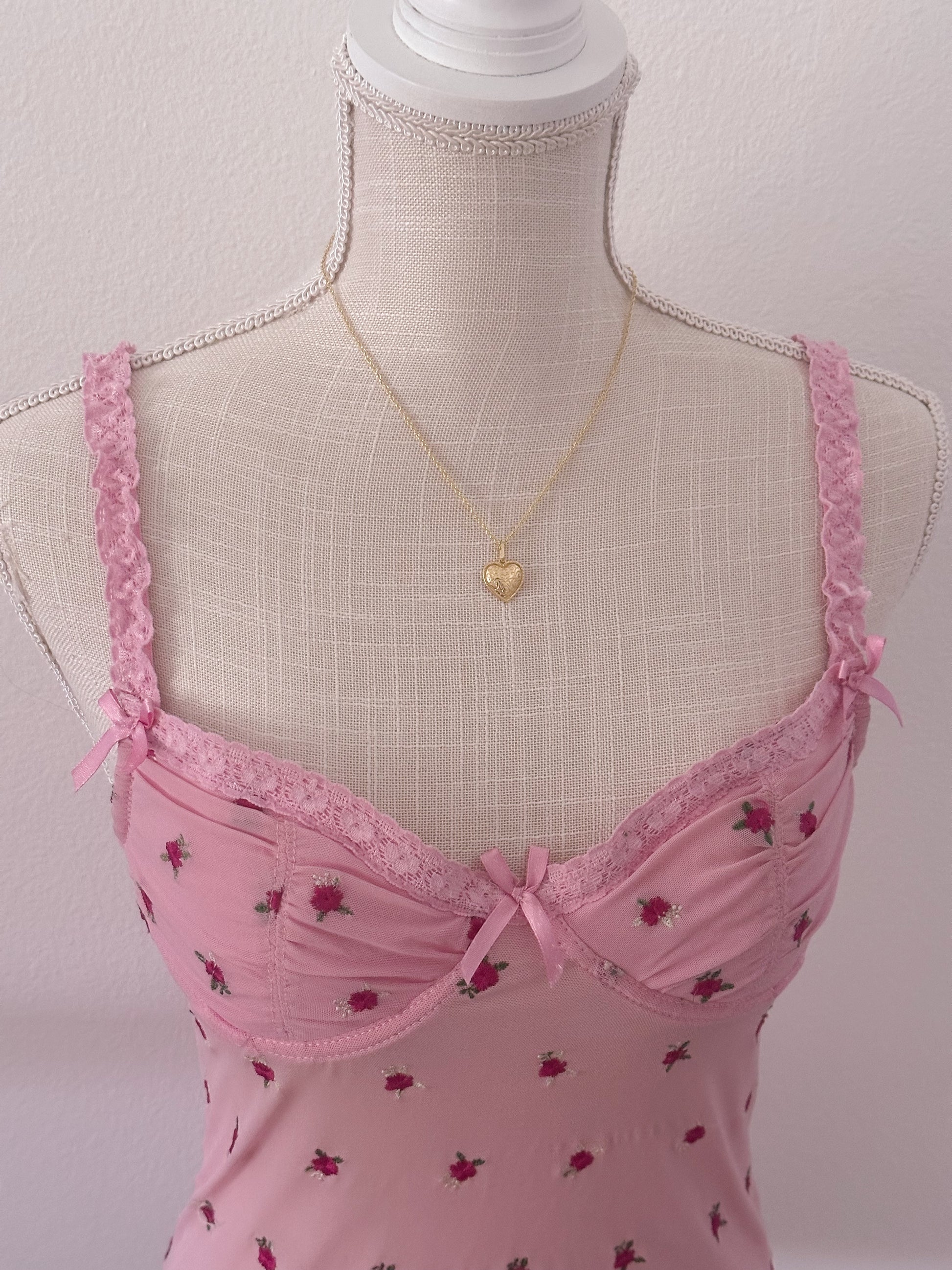 Vintage Rampage pink babydoll top size: S