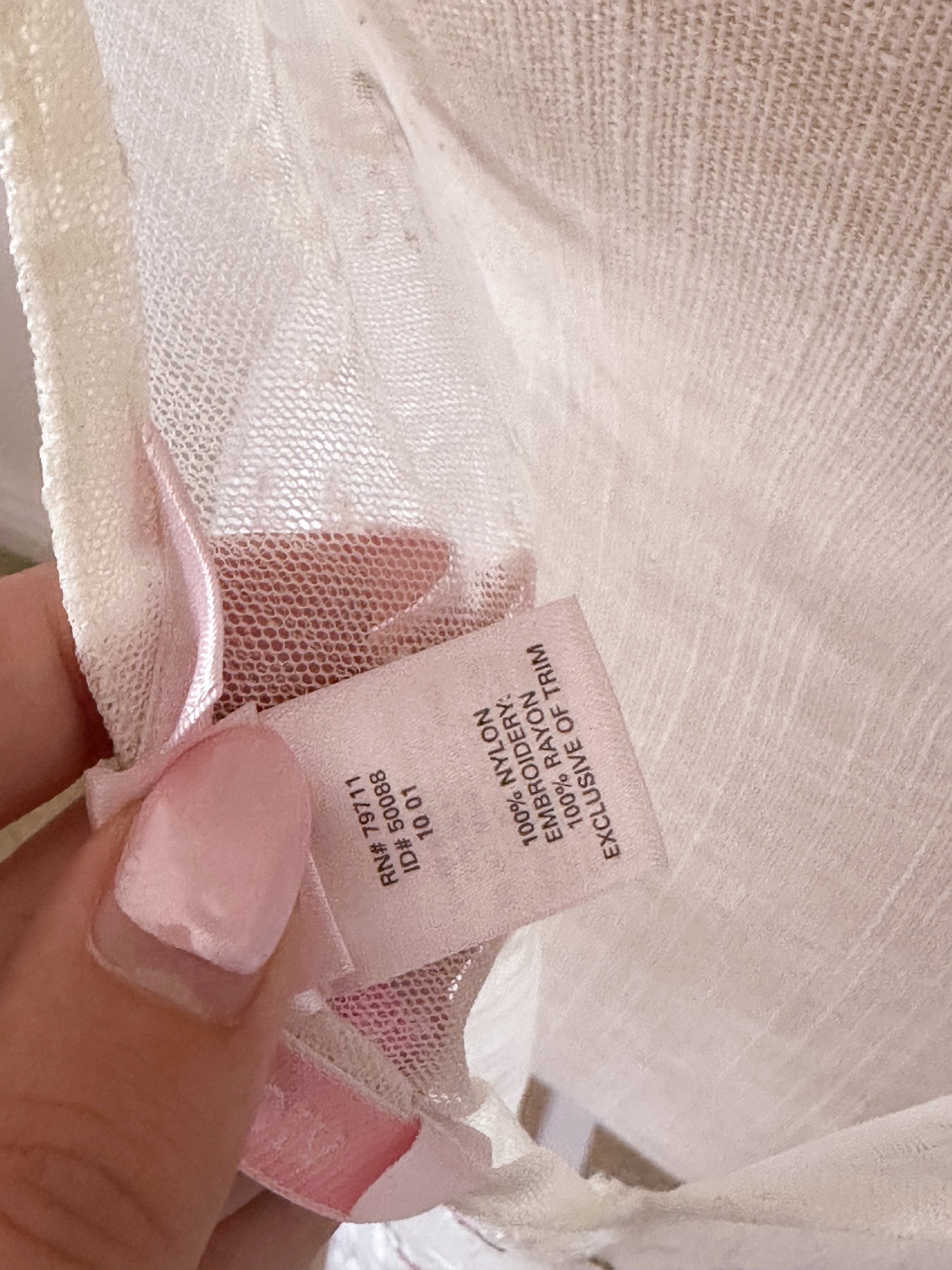 Vintage Victoria's Secret floral sheer slip dress Size: M
