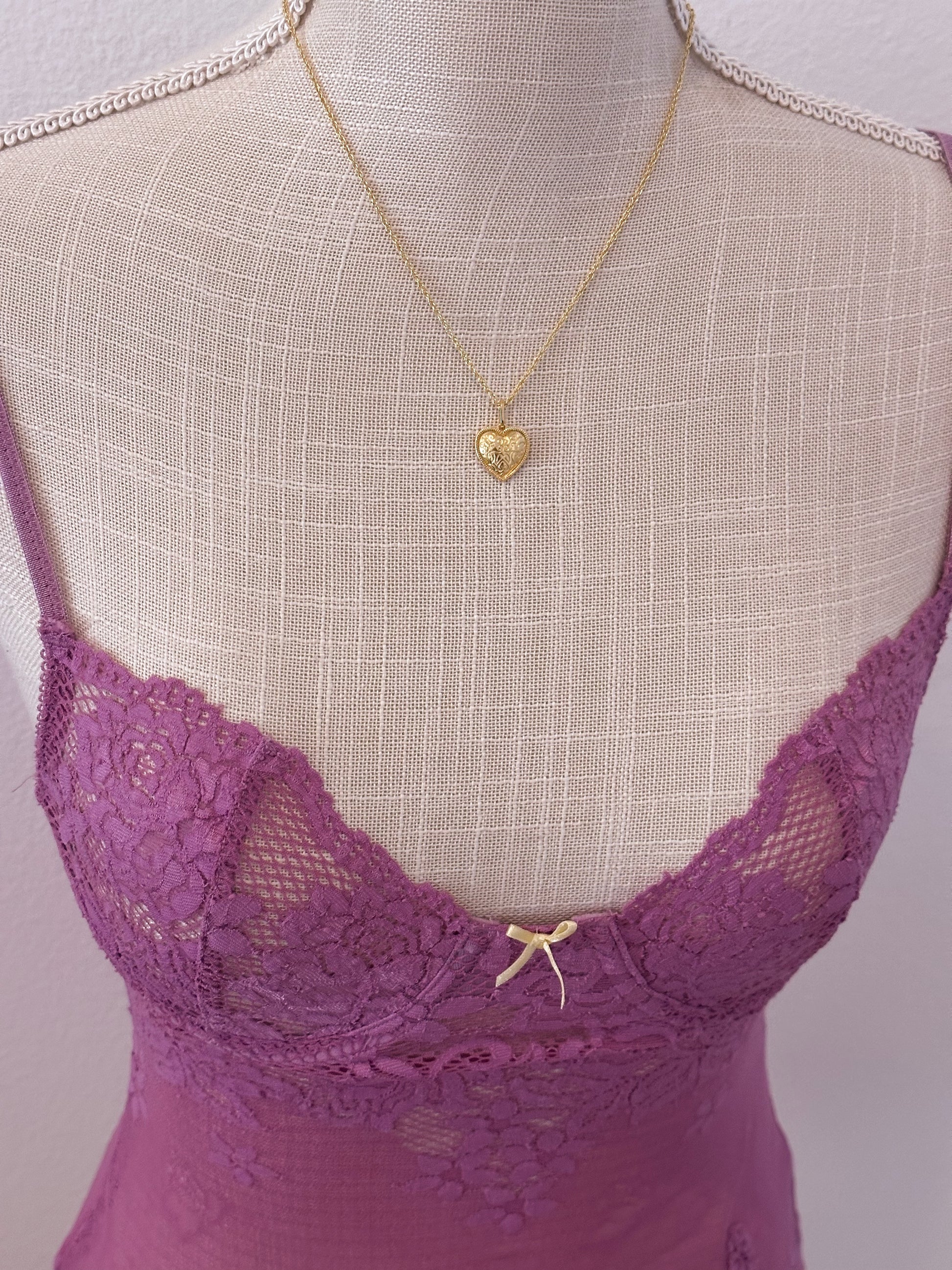 Vintage Victoria's Secret purple baby doll two piece set Size: XS