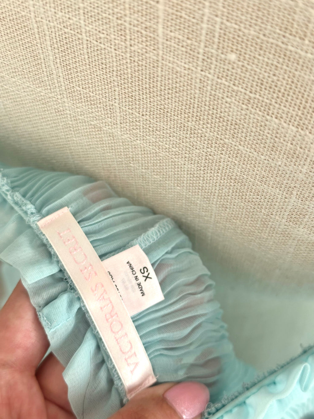 Vintage 2007 Victoria’s Secret Sabrina Carpenter Teal Babydoll Size: XS