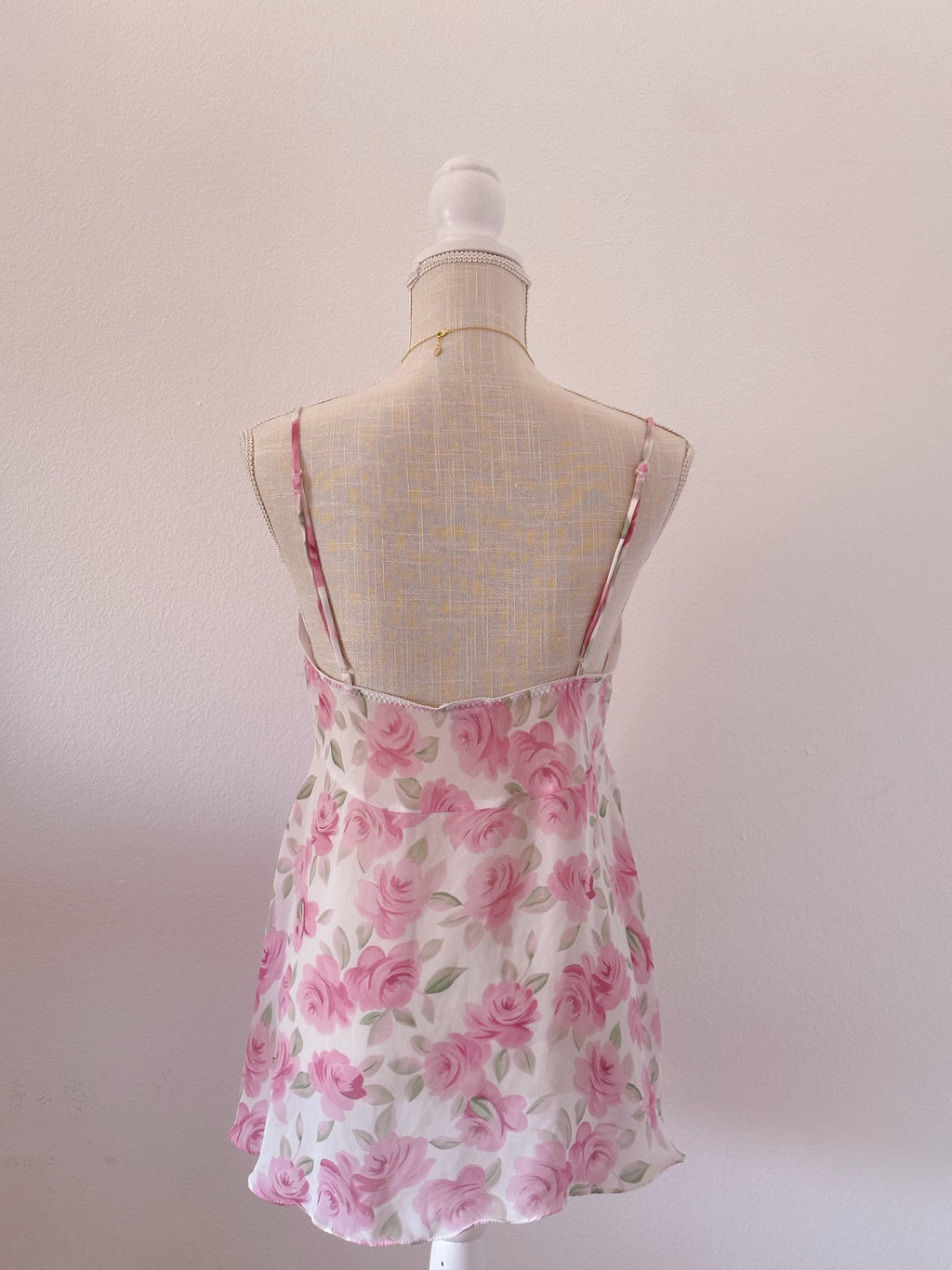 Vintage cinema etoile floral babydoll cami top