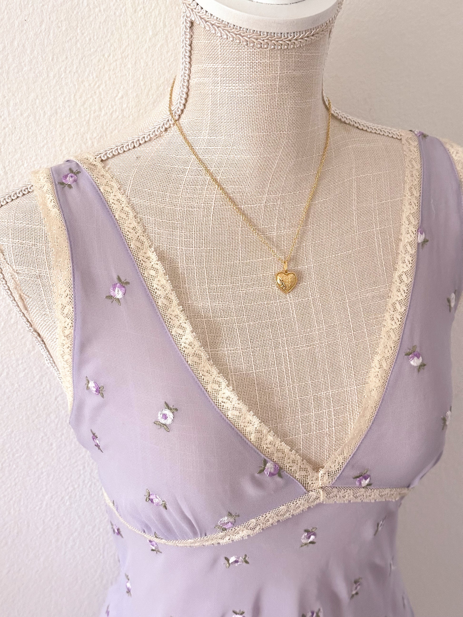 Vintage Victoria's Secret Lilac babydoll slip dress Size: S