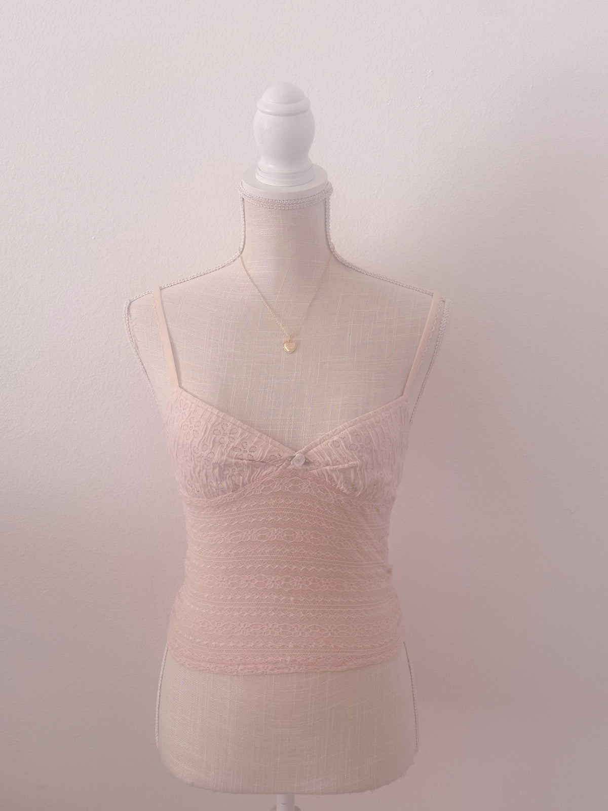 Edikted pink cami tank top size: XS
