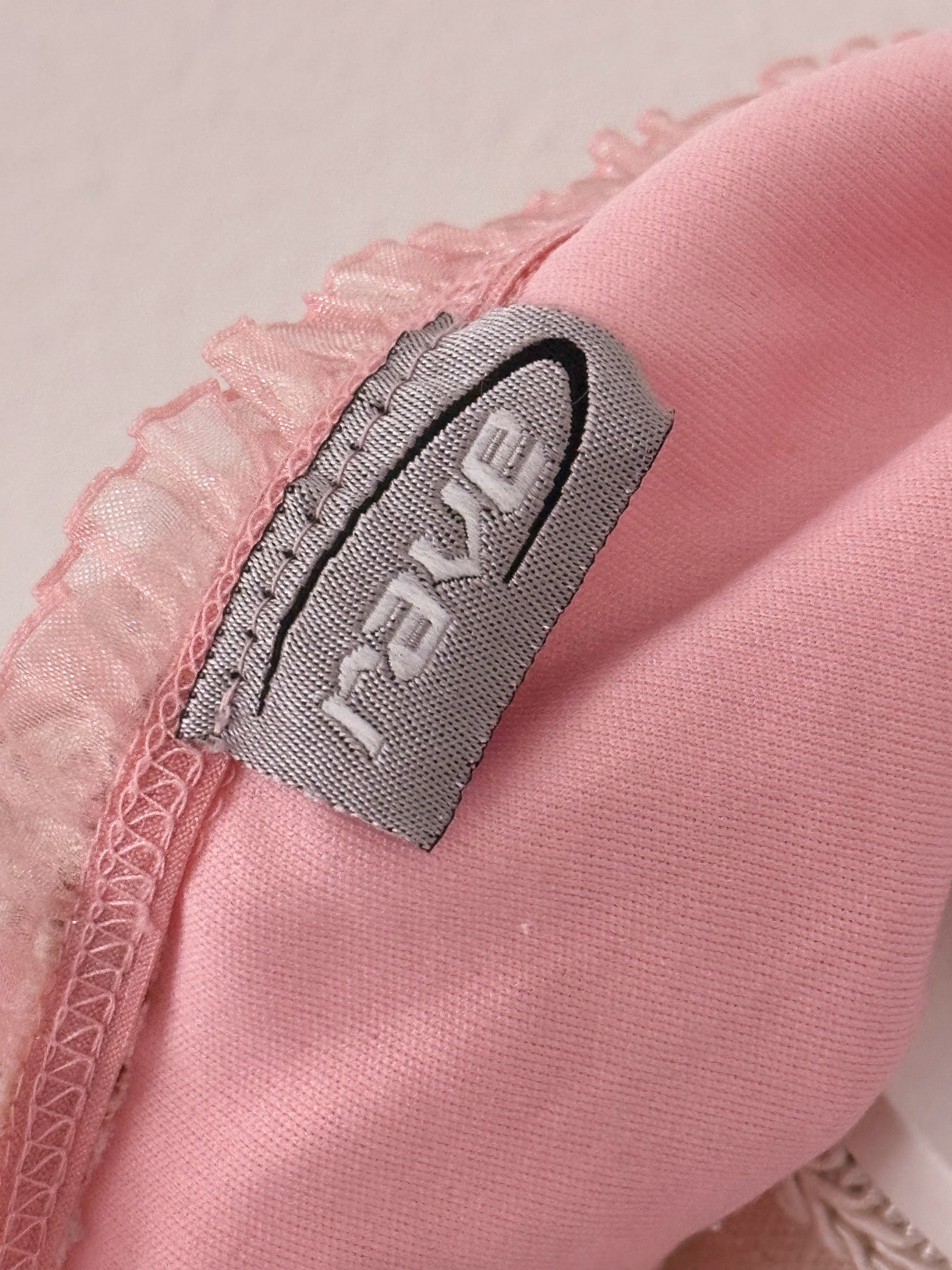 Vintage y2k Rave pink shabbychic floral bustier top size: XS/S