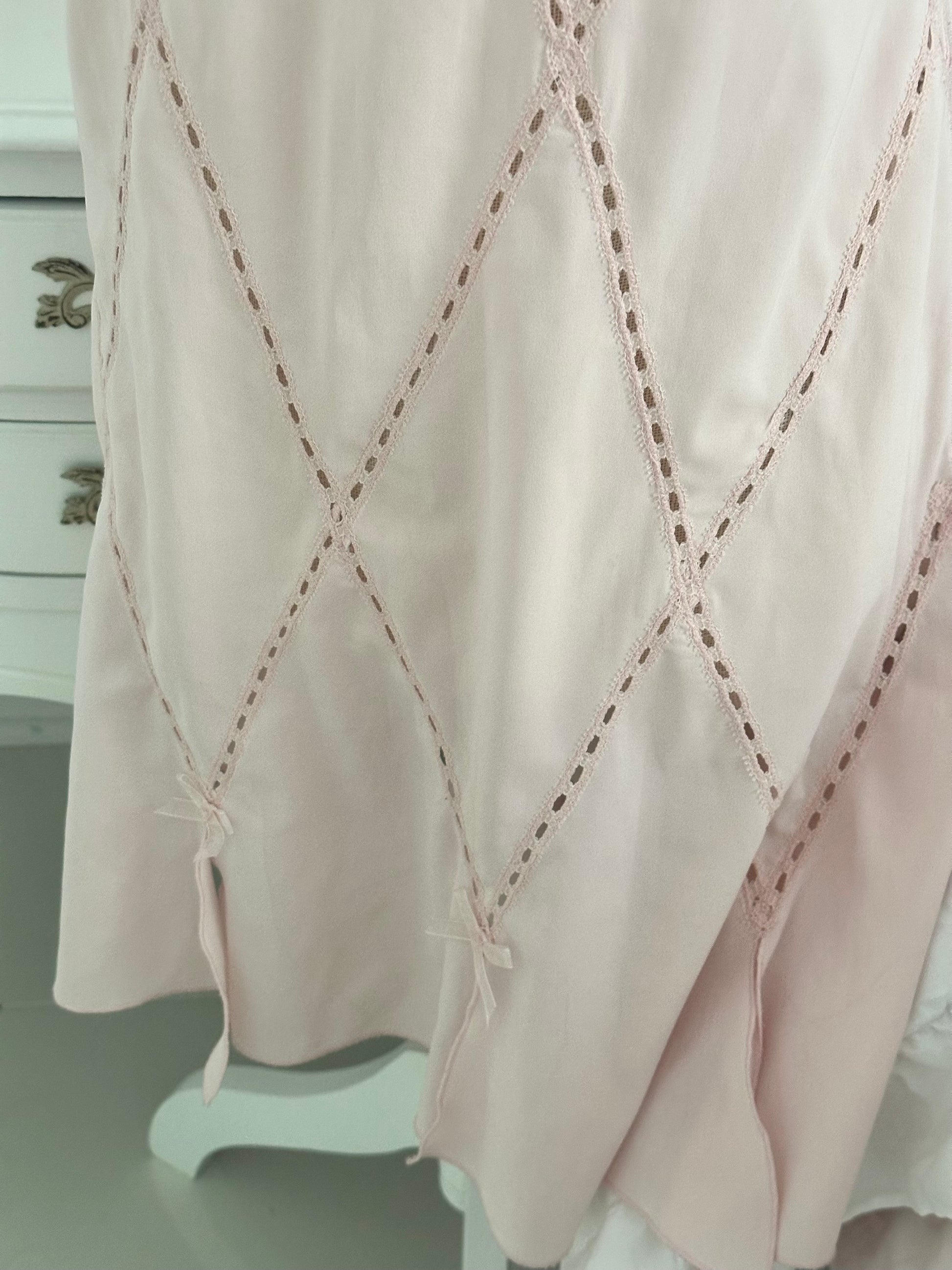 Vintage 2005 Victoria’s Secret Pink Shabby Chic Slip Dress Size: M