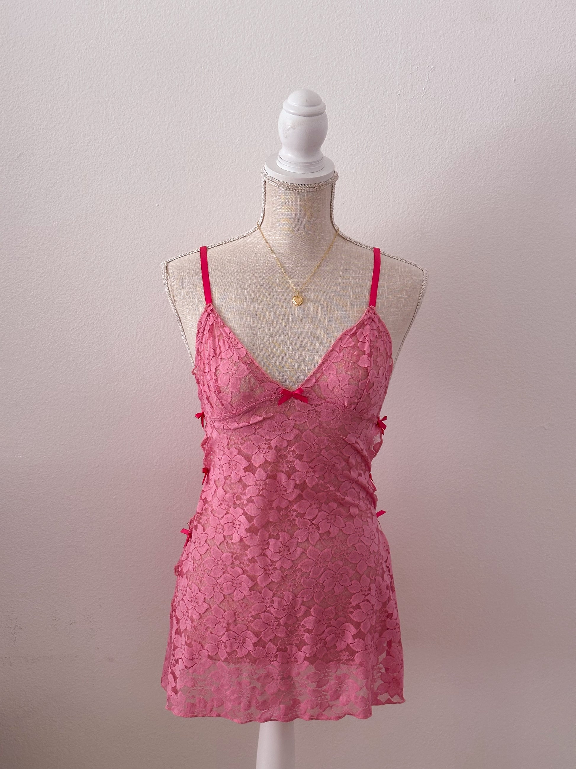 Vintage Victoria's Secret Pink babydoll set size: XS