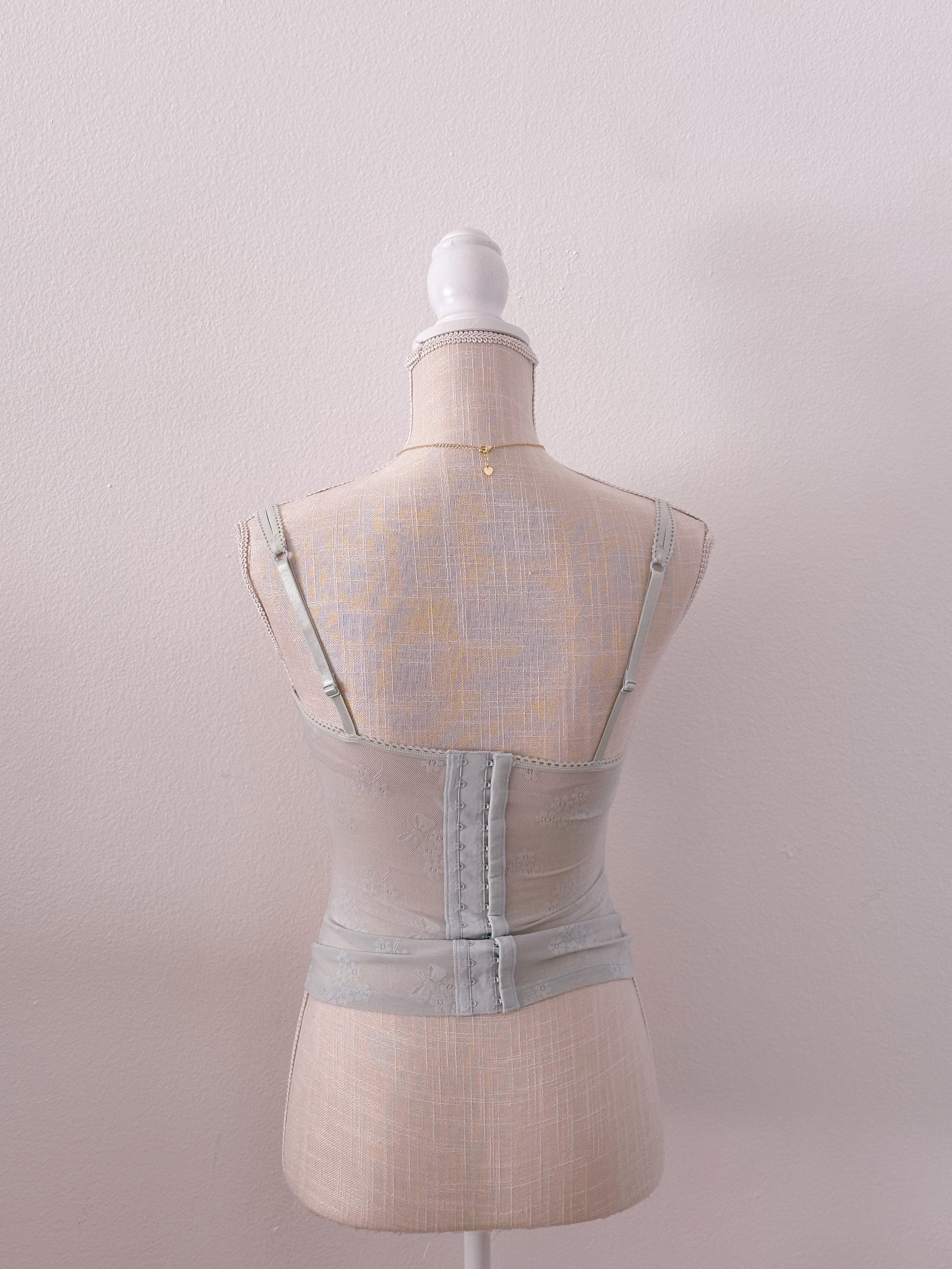 Vintage Rampage light blue ballerina corset top