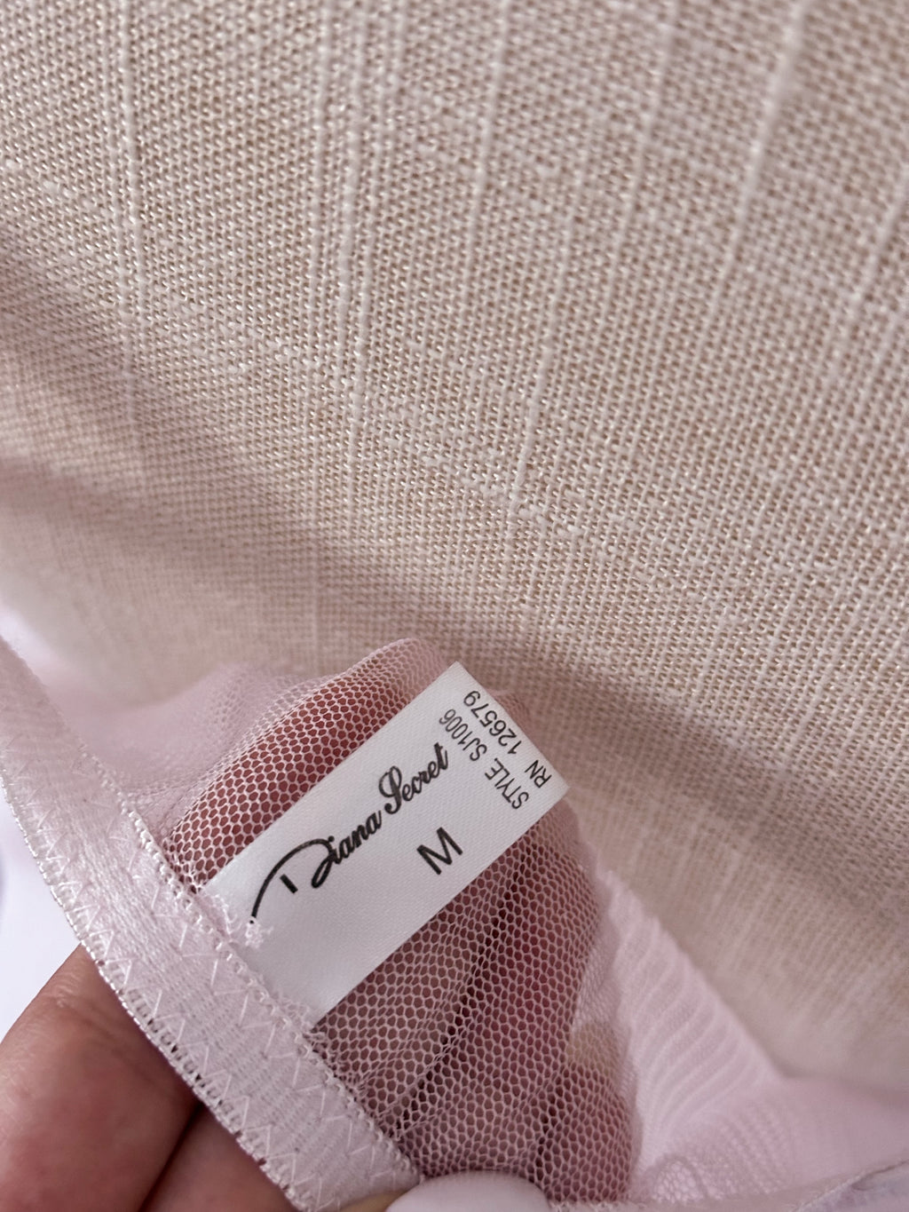 Y2k pink sheer diana secret babydoll dress size: M