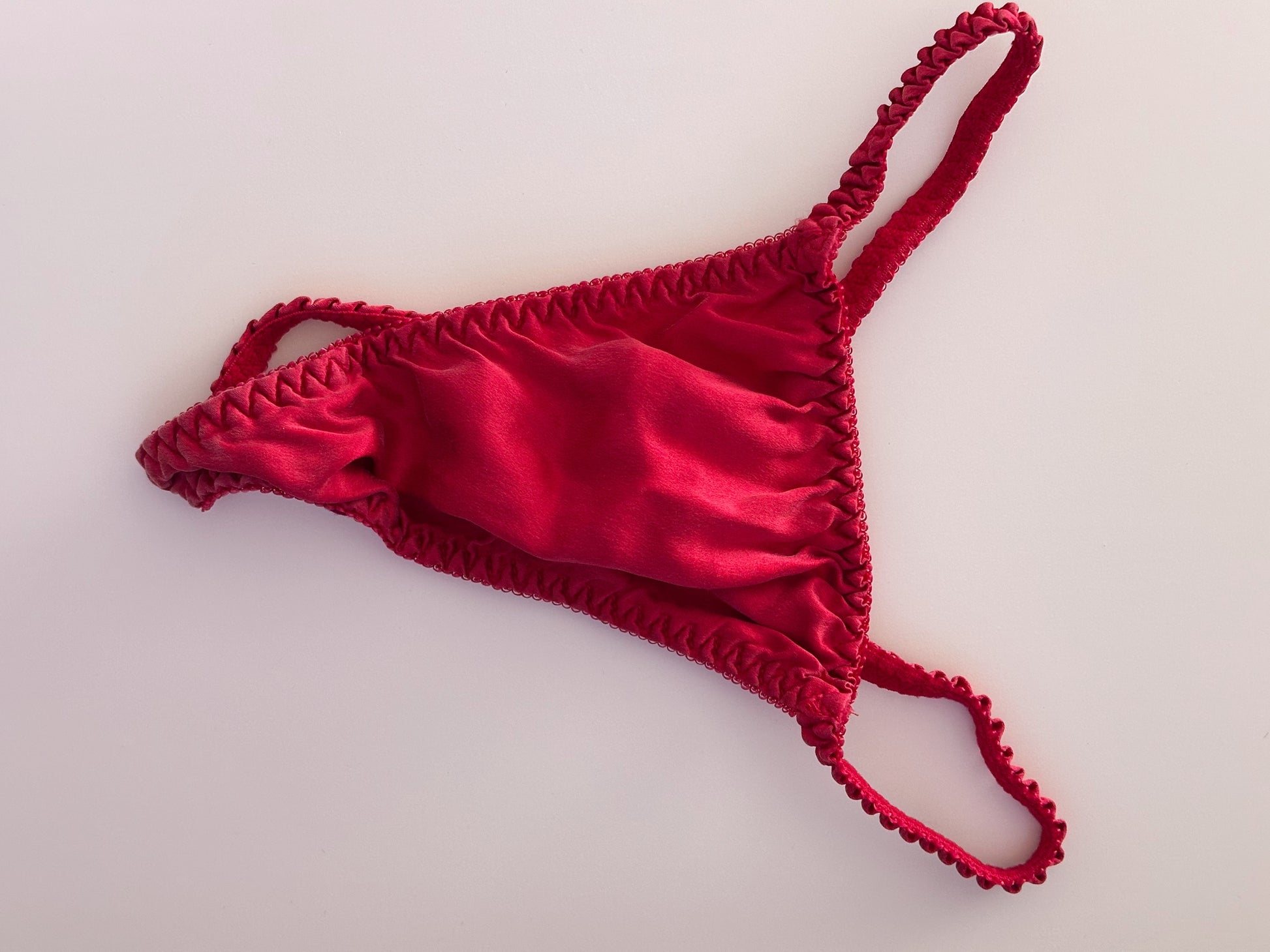 Vintage Victoria's Secret red slip dress nightgown set size: XS