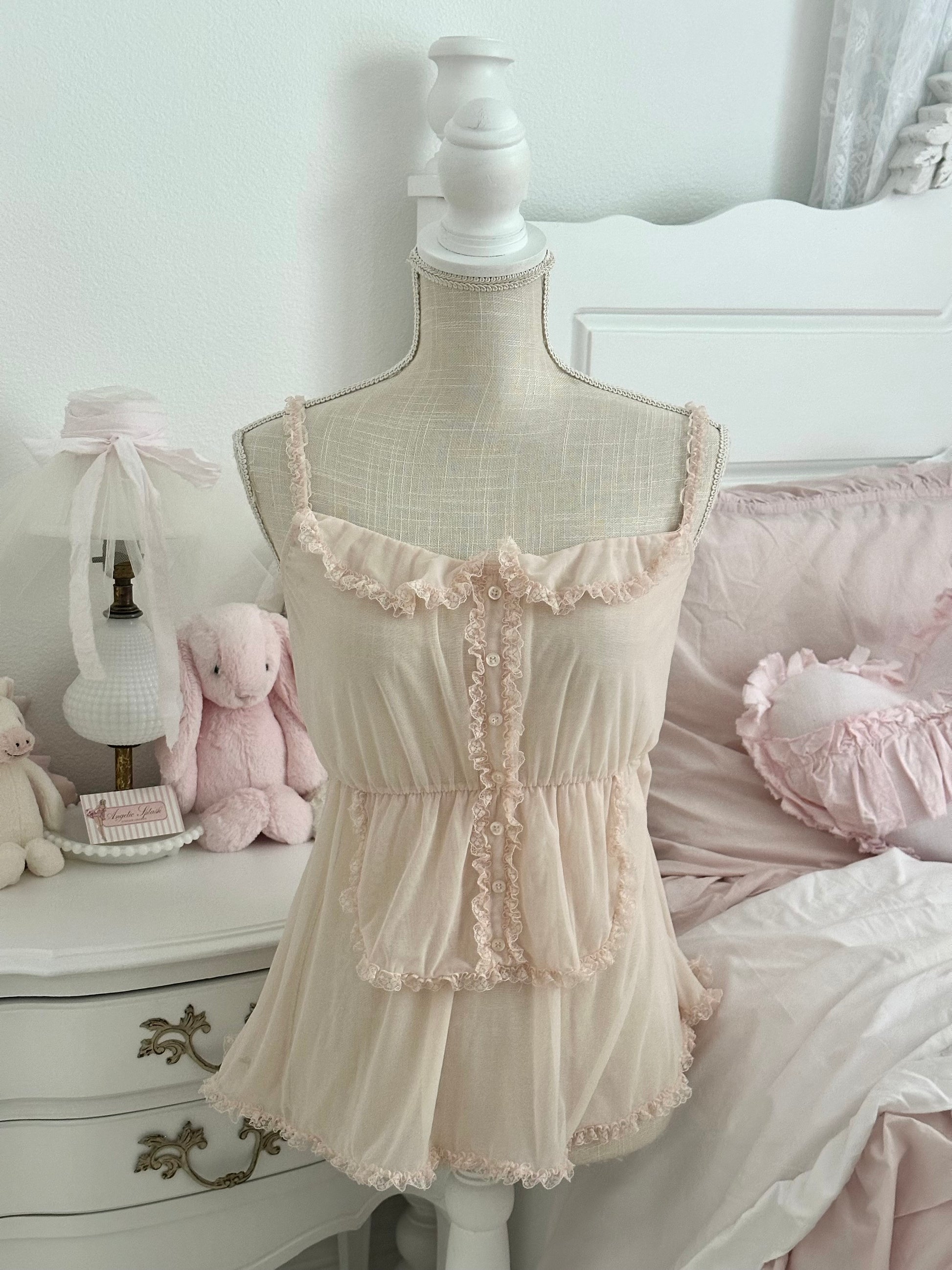 Vintage 2008 Victoria’s Secret Milkmaid Babydoll Top Size: S