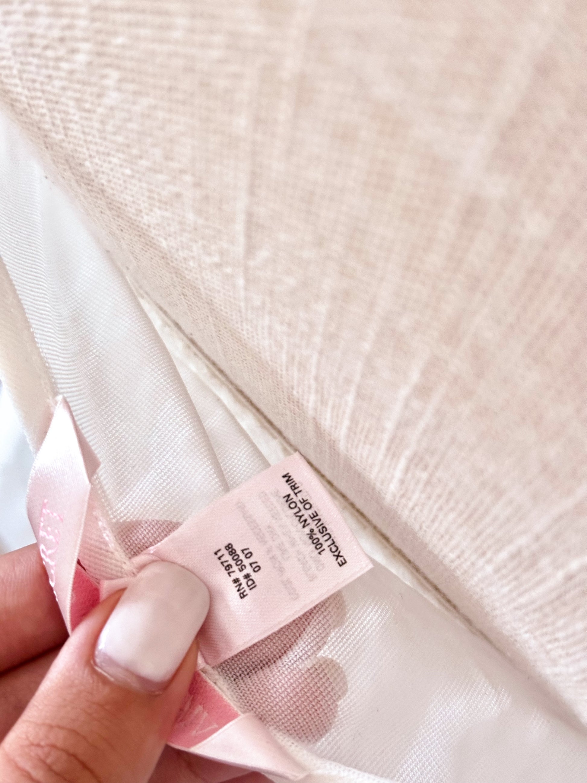 Vintage 2007 Victoria’s Secret White Milkmaid Babydoll Top Size: S